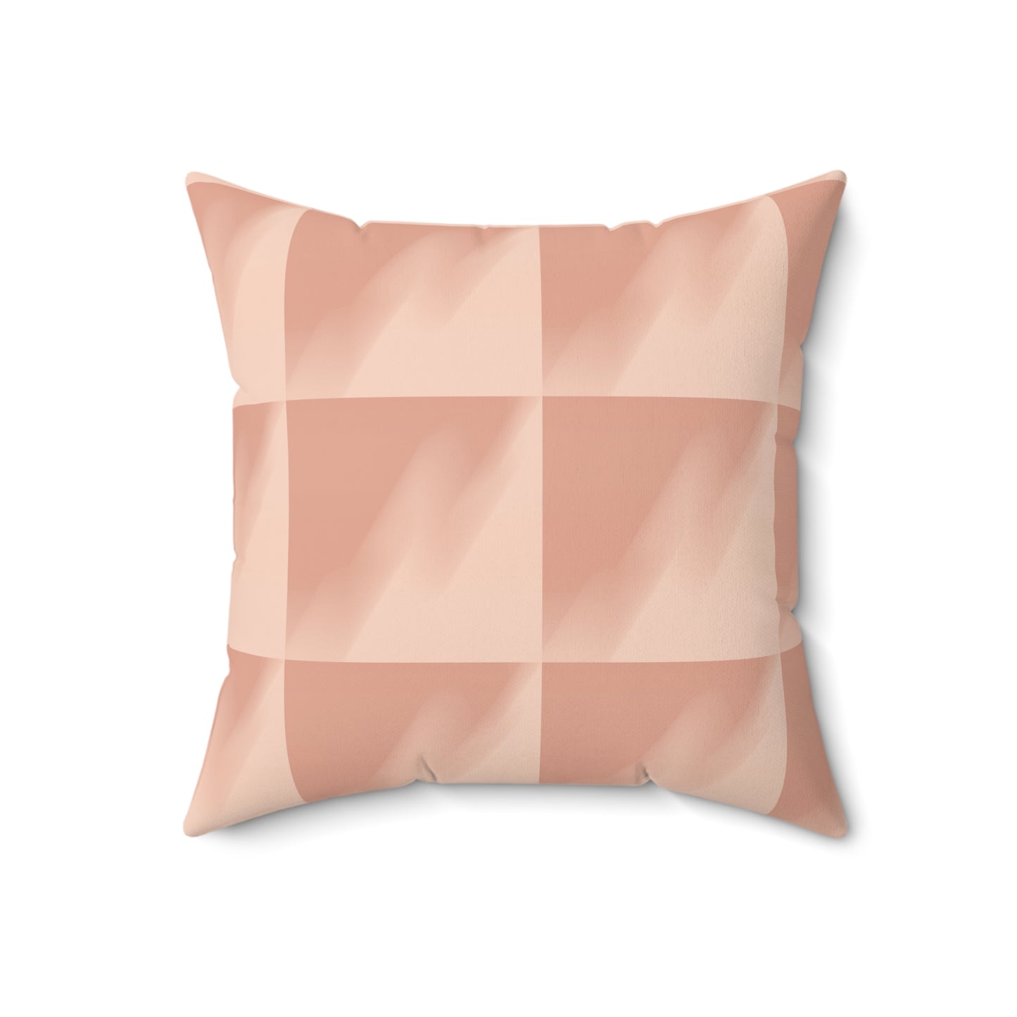 “Whispers of Clay | Checkered Throw Pillow”