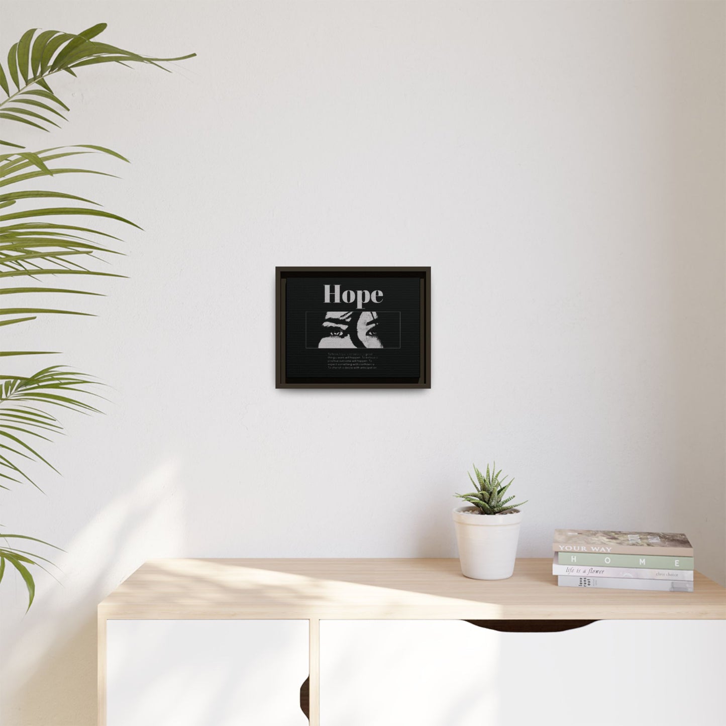 Hope – Eyes That Still Believe (Framed Art Print)