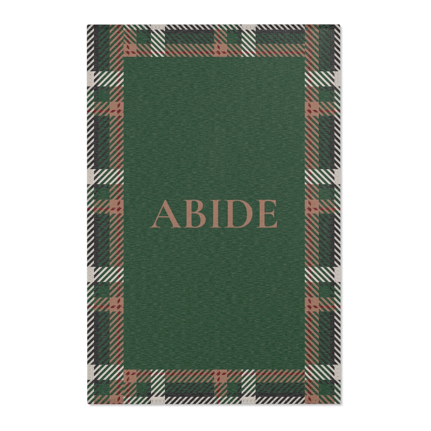Abide Rug – Evergreen & Plaid