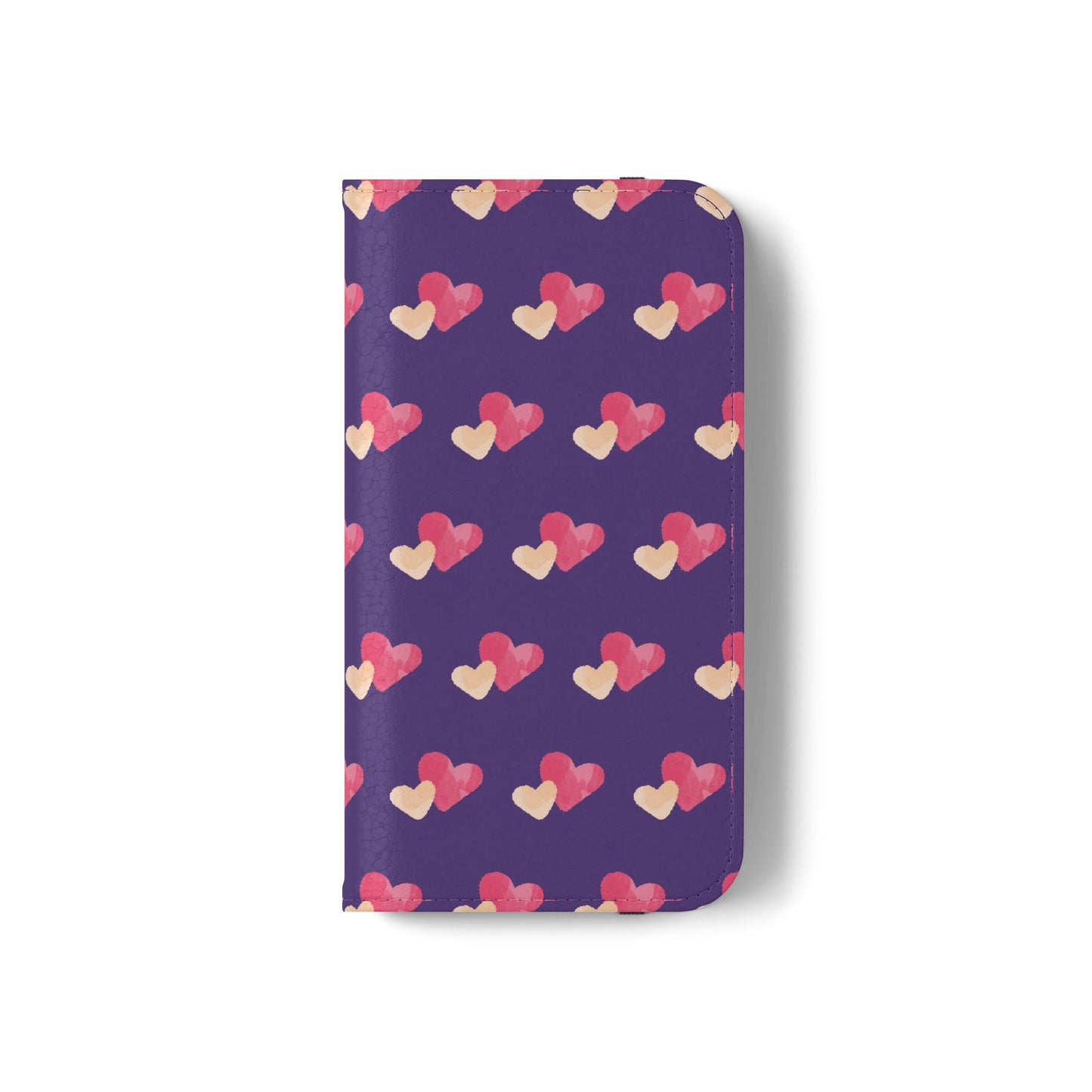 "Faith-Filled Hearts | Flip Phone Case – Purple"