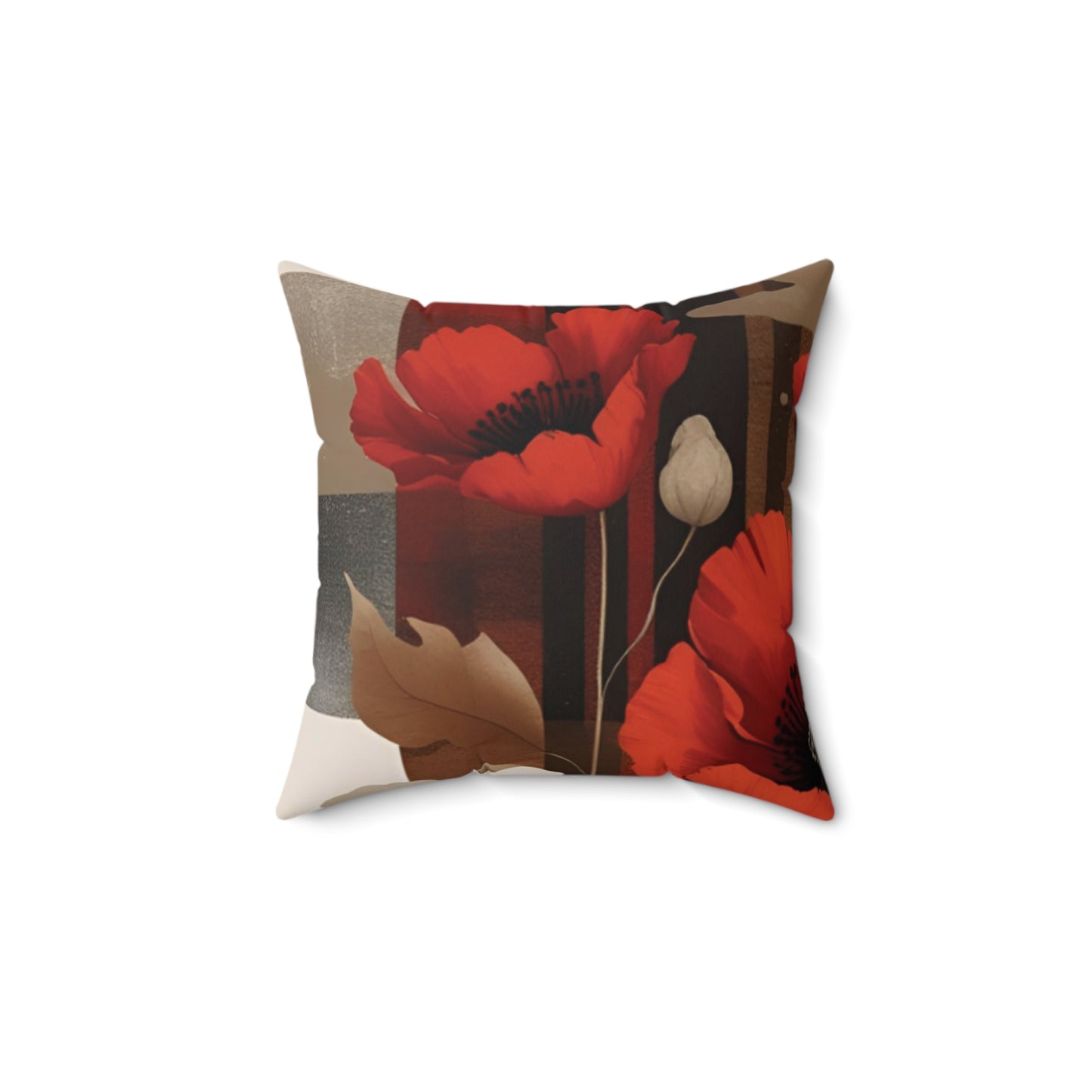 Bloom Boldly – Faux Suede Throw Pillow