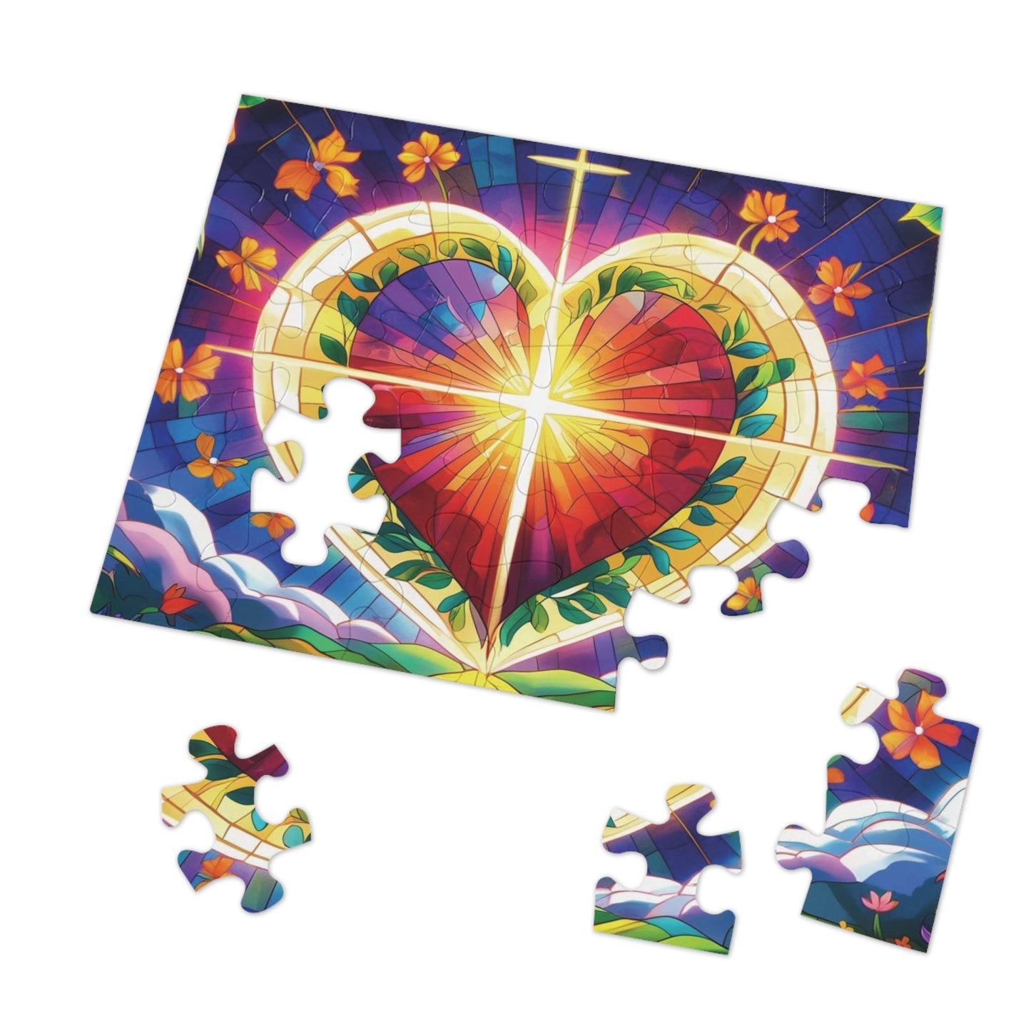 "Heaven’s Heart: Light of Love Puzzle"