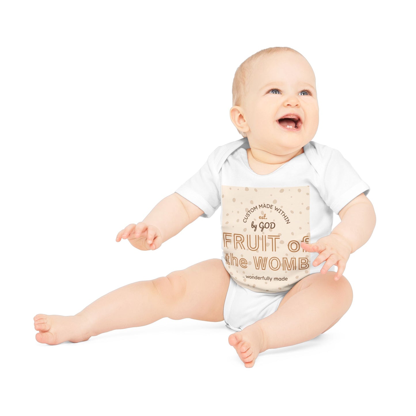 Organic Baby Bodysuit - Fruit of the Womb