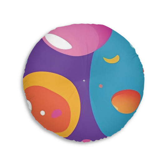 “JoyDrop” Round Floor Pillow