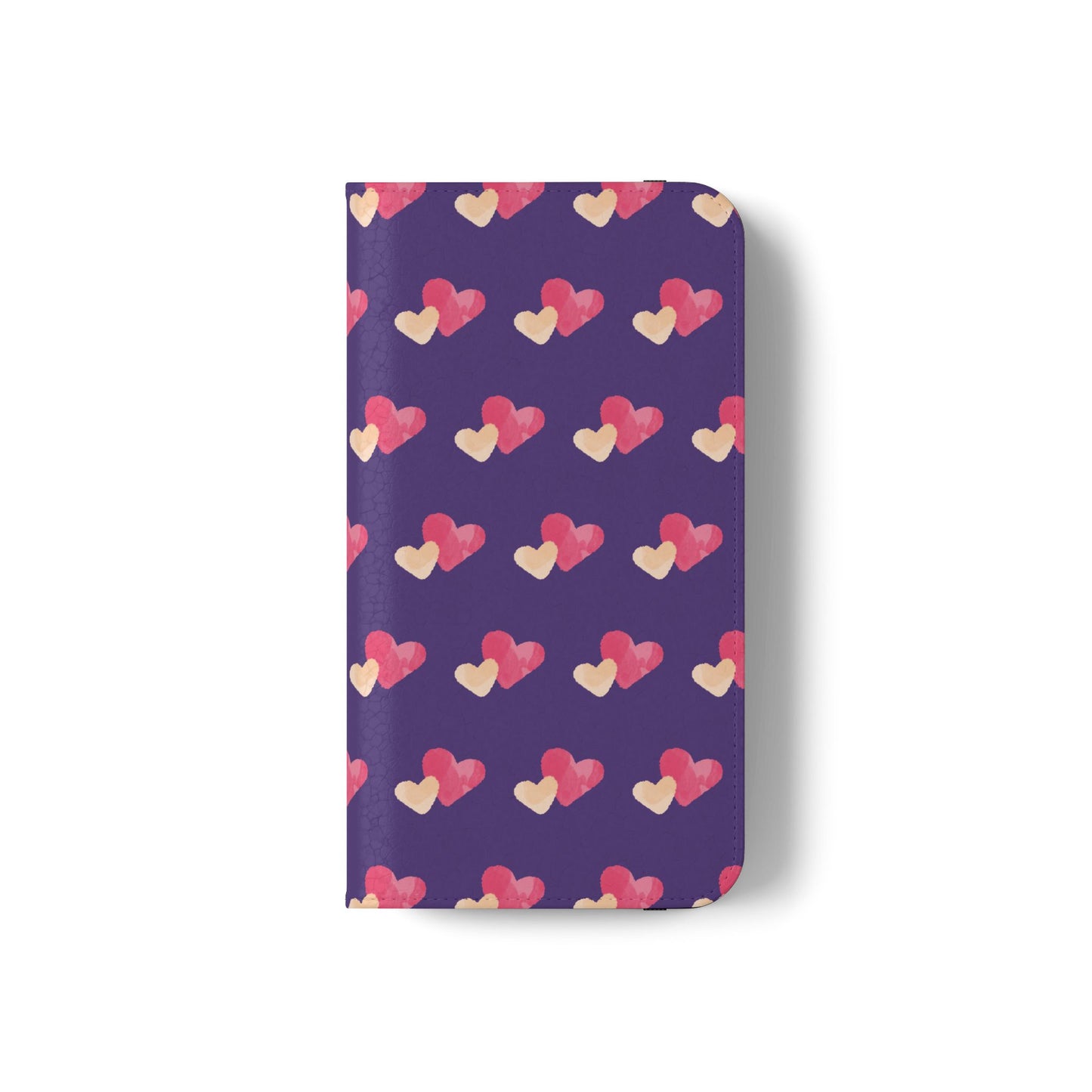"Faith-Filled Hearts | Flip Phone Case – Purple"