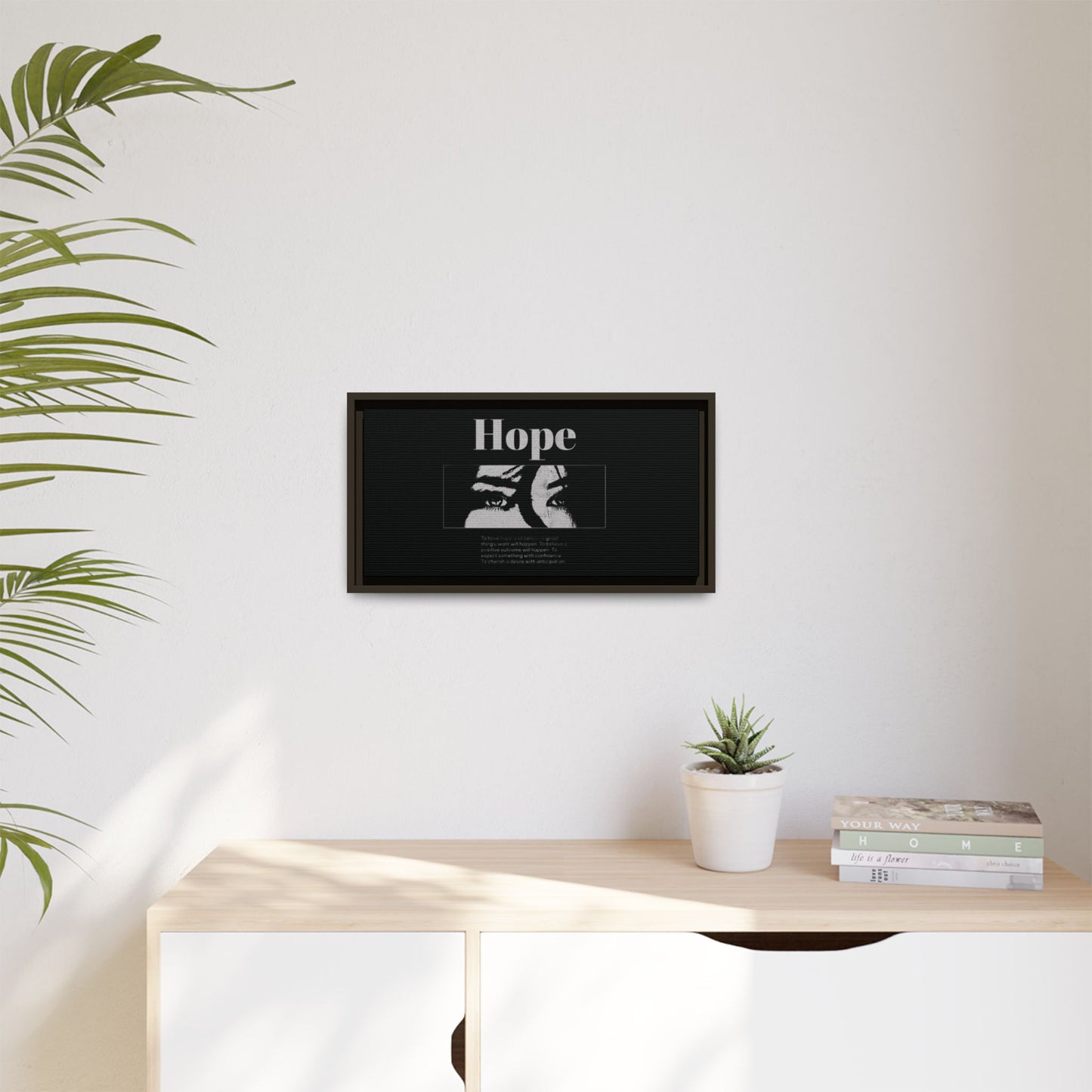 Hope – Eyes That Still Believe (Framed Art Print)