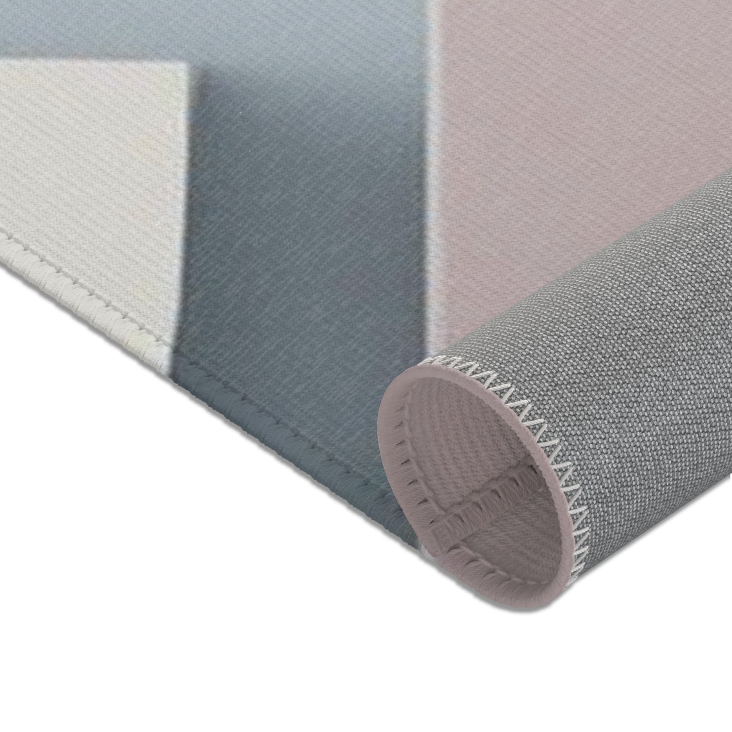 “Steps of Grace” Geometric Area Rug