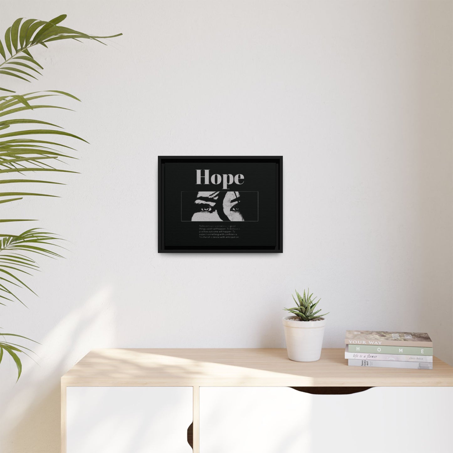 Hope – Eyes That Still Believe (Framed Art Print)