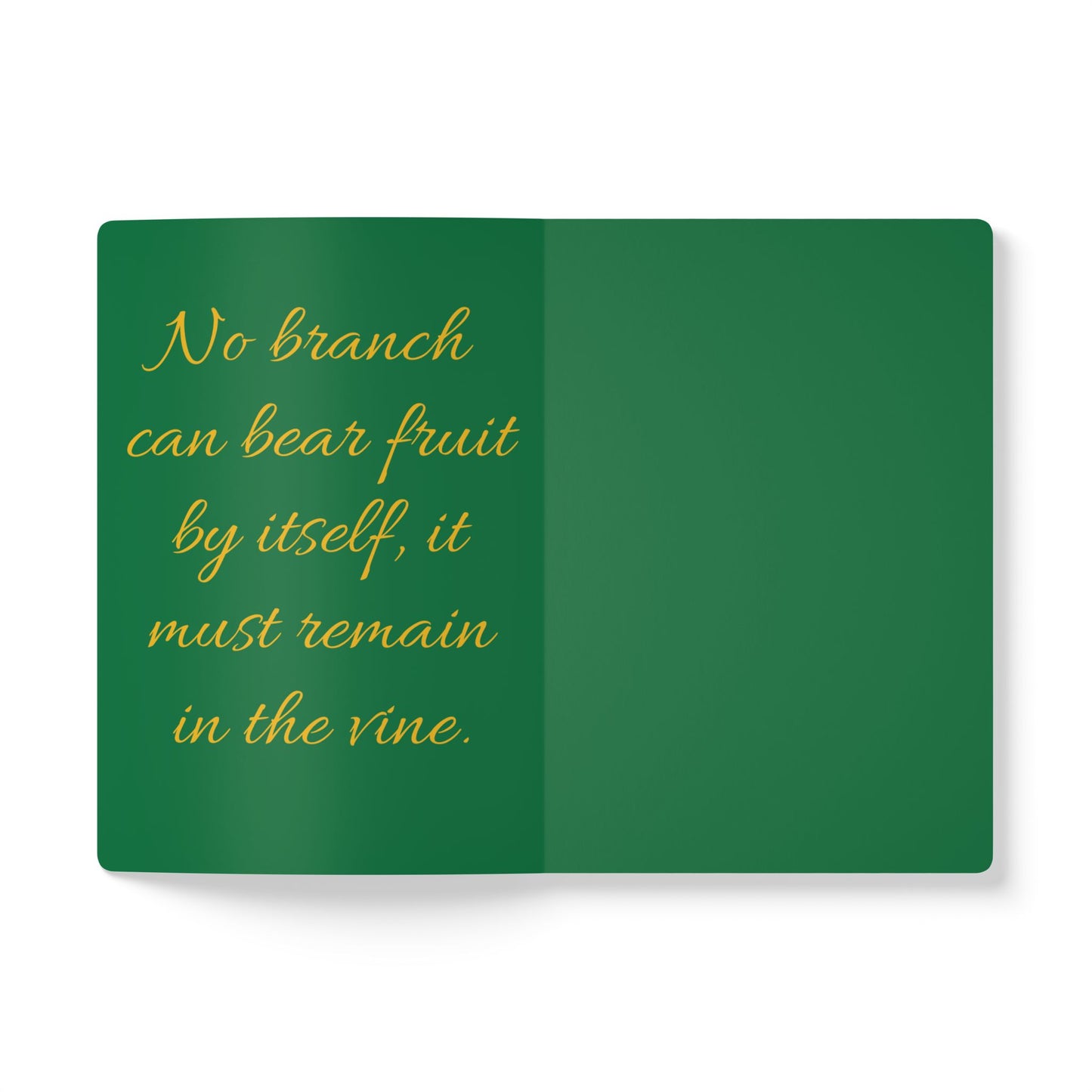 The Vine & The Branches – John 15:5 Journal (Green)
