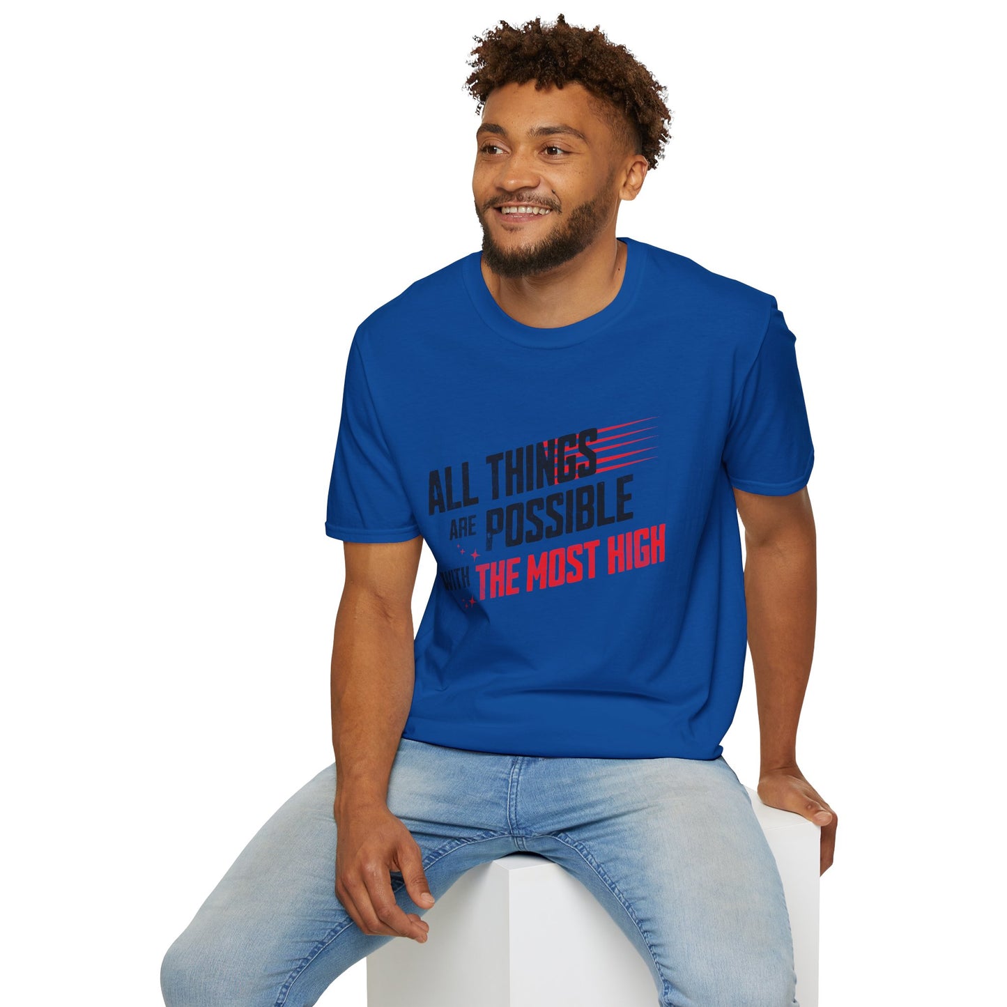 All Things Possible Tee – Powered by the Most High