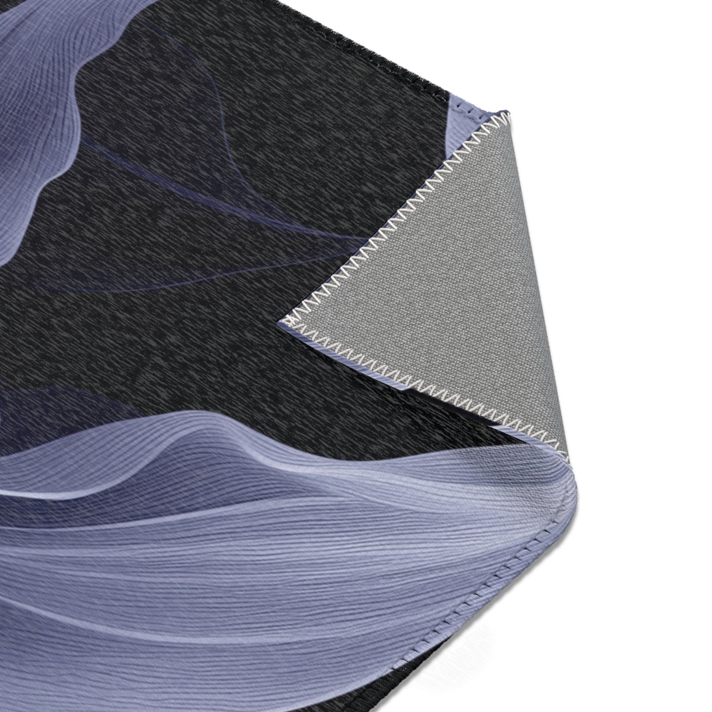 Midnight Bloom Noir Area Rug