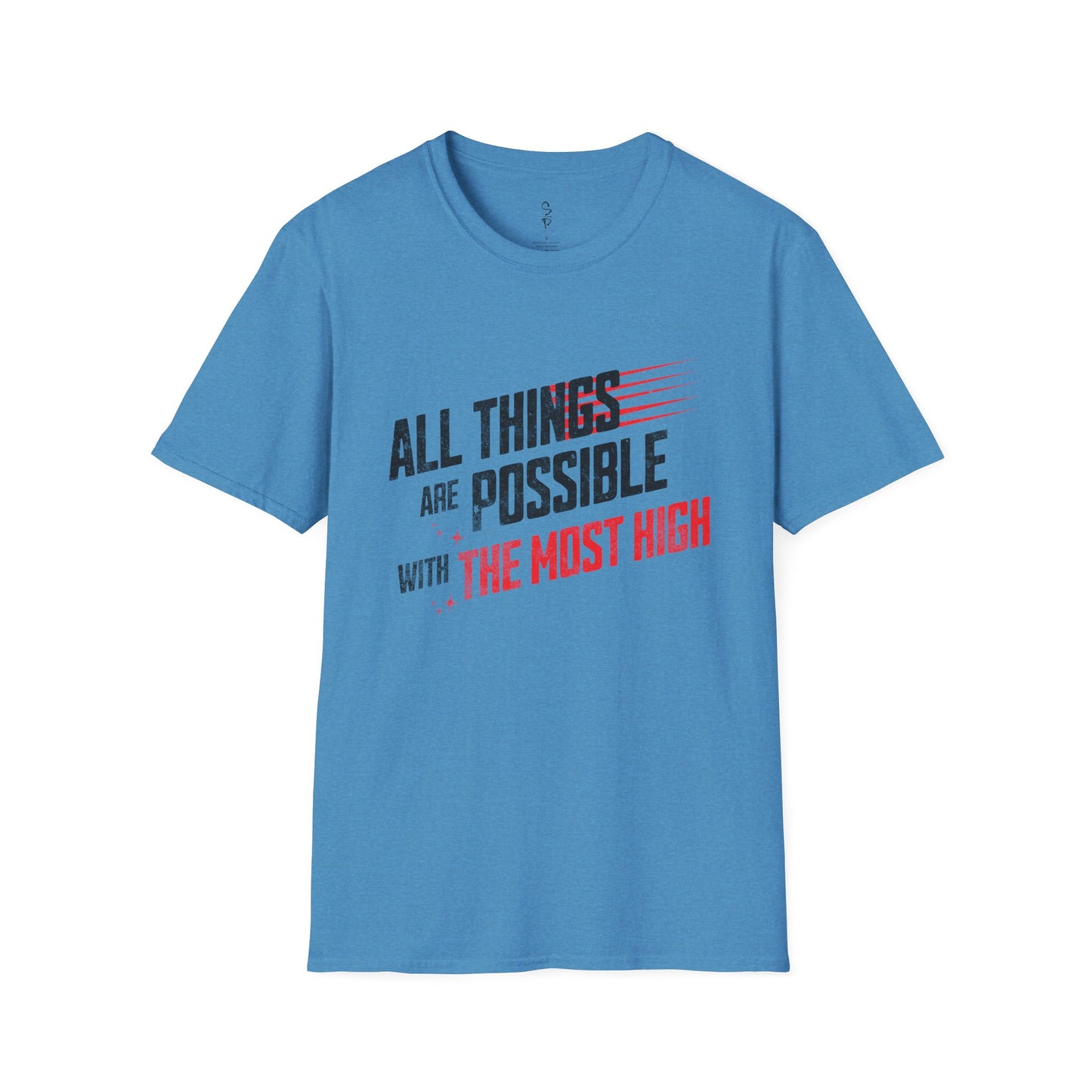 All Things Possible Tee – Powered by the Most High
