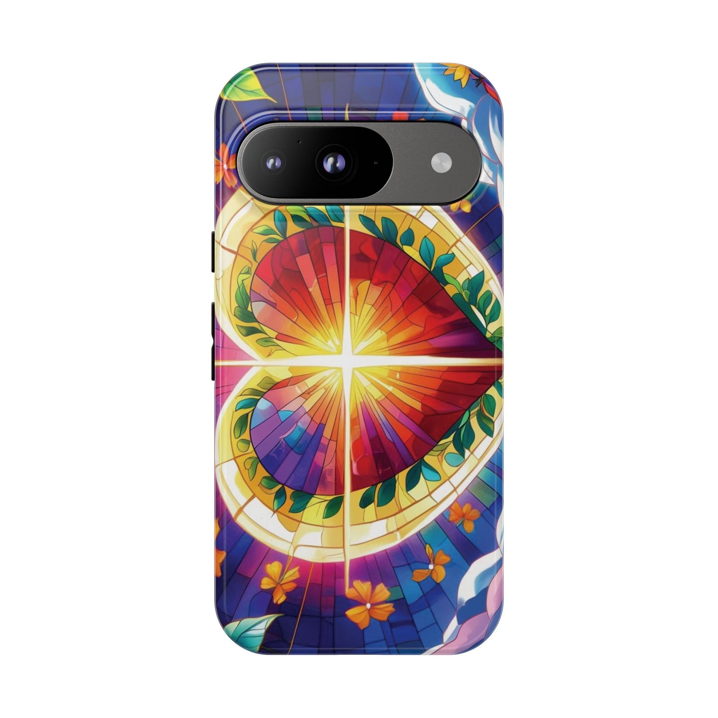 "Heart of Light" Phone Case – Stained Glass Faith Edition