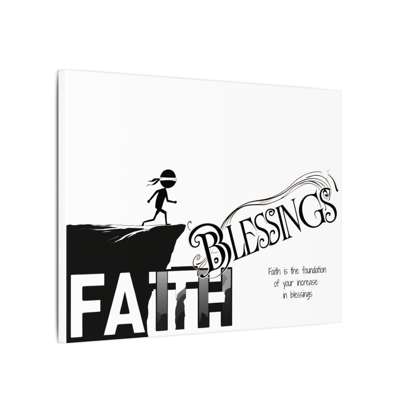 Faith Bridge to Blessings – Canvas Wall Art