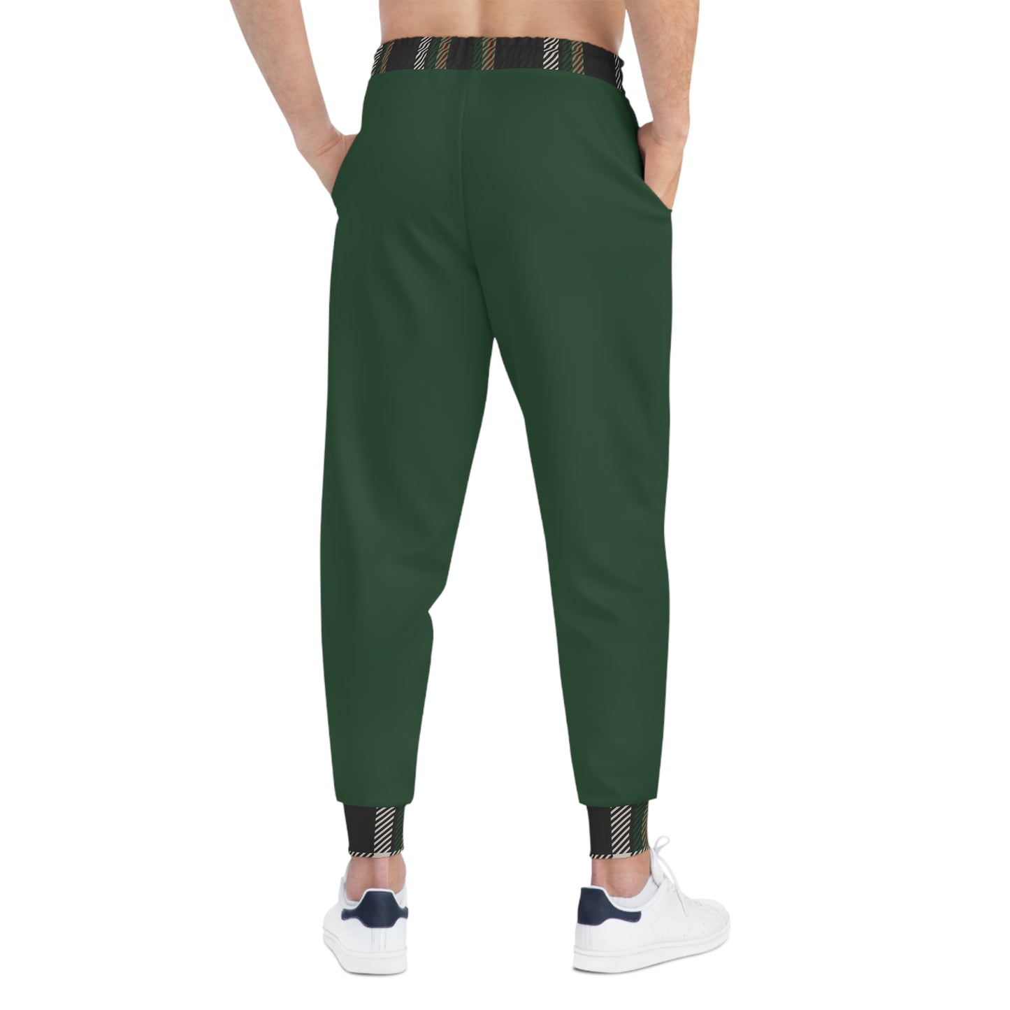Faithful Tartan Joggers – Forest Green