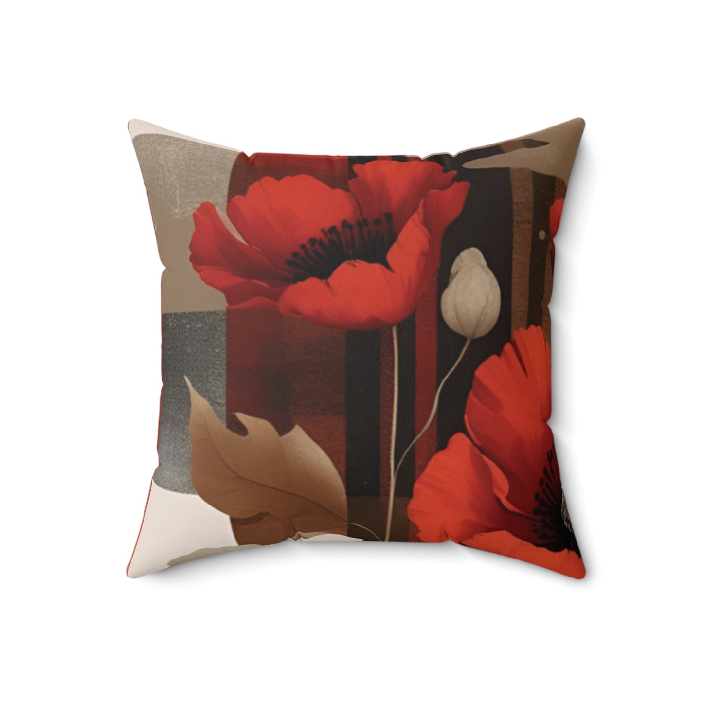 Bloom Boldly – Faux Suede Throw Pillow