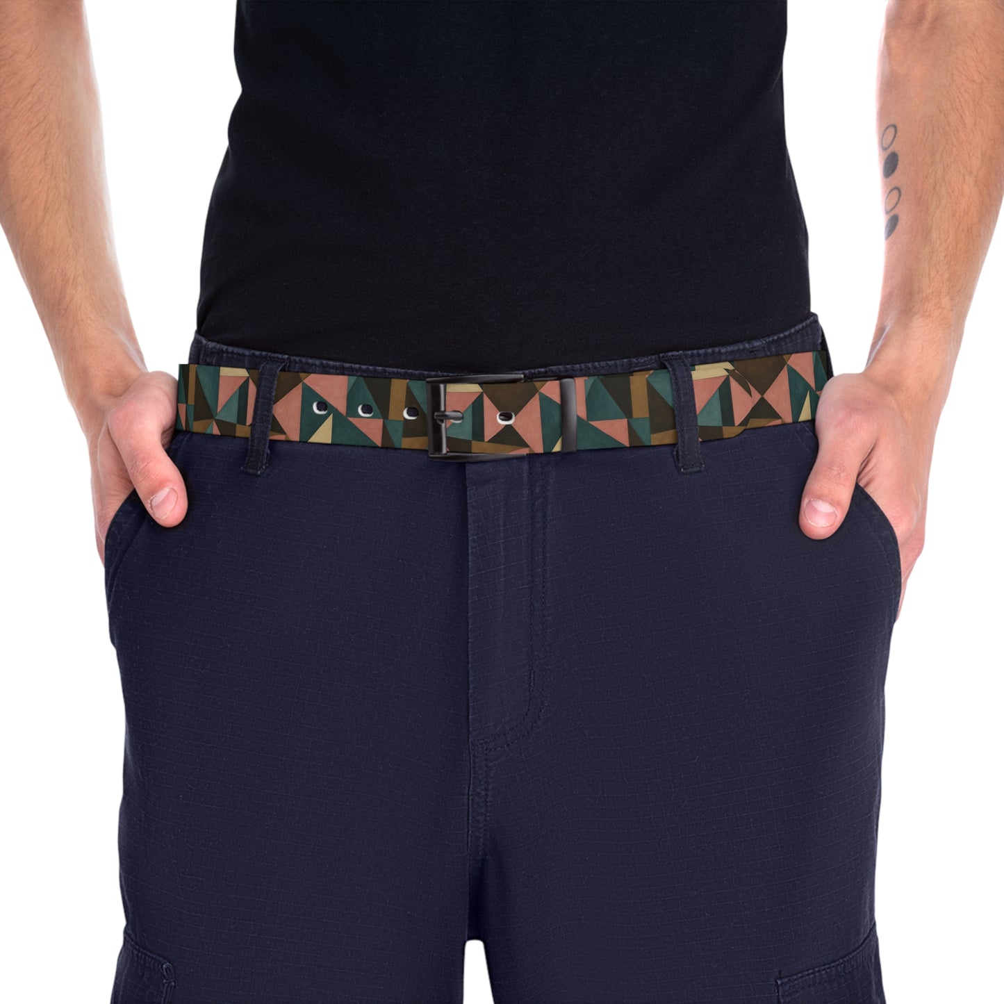 Pieces in Place Belt – Bold Geometry, Unshaken Purpose