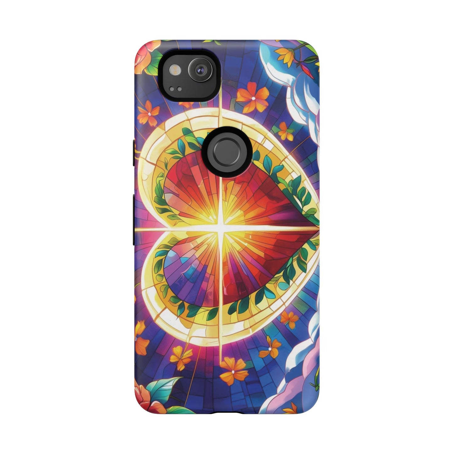 "Heart of Light" Phone Case – Stained Glass Faith Edition