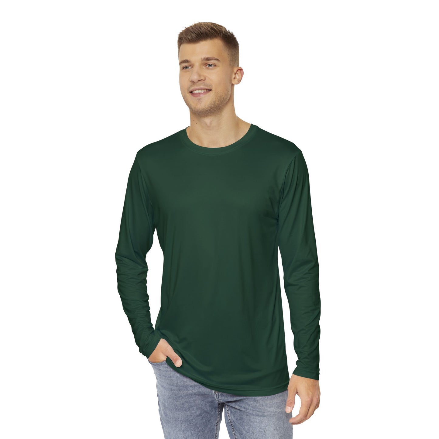 Faithful Tartan Men's Long Sleeve Top – Evergreen