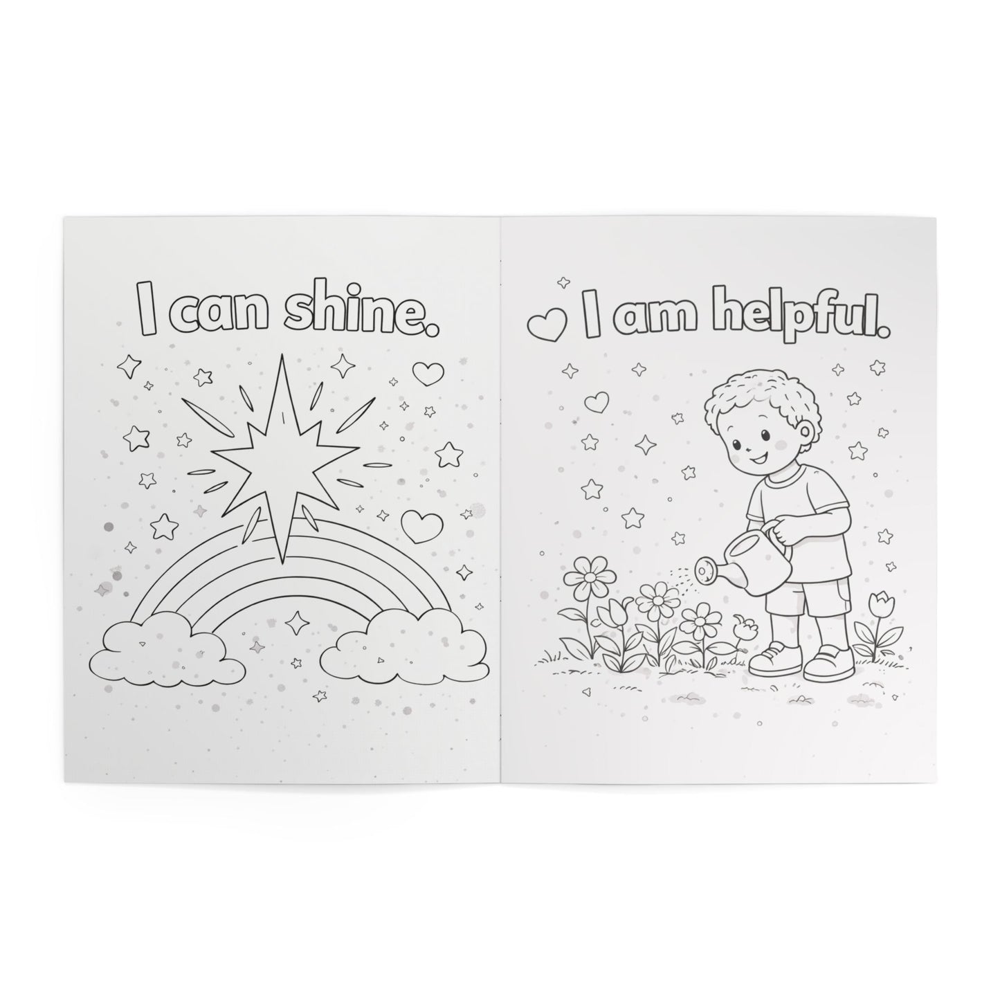 Little Hearts, Big Truth Kids Affirmation Coloring Book