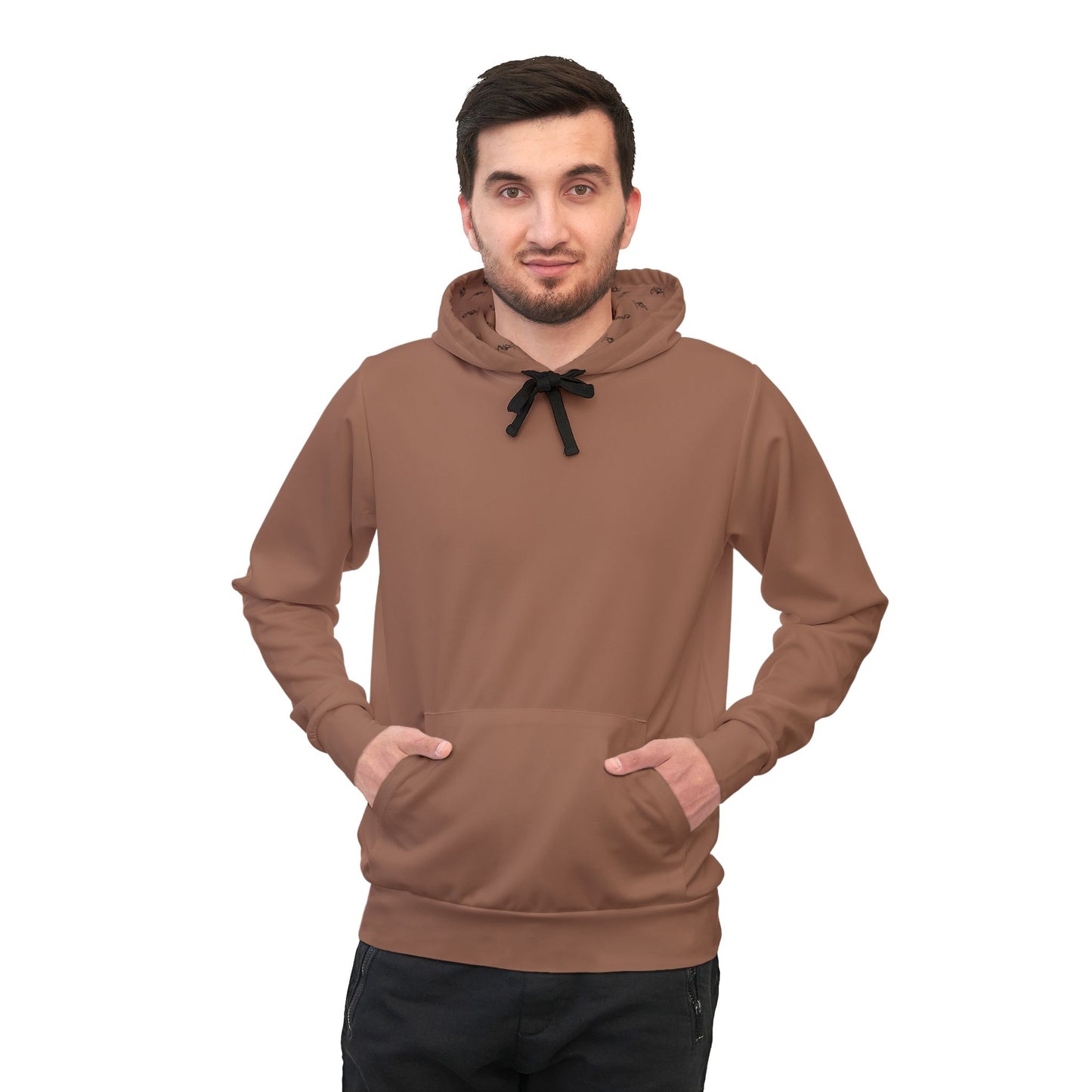 Faithful Layers: Luxe Solid Hoodie – Mocha Mousse