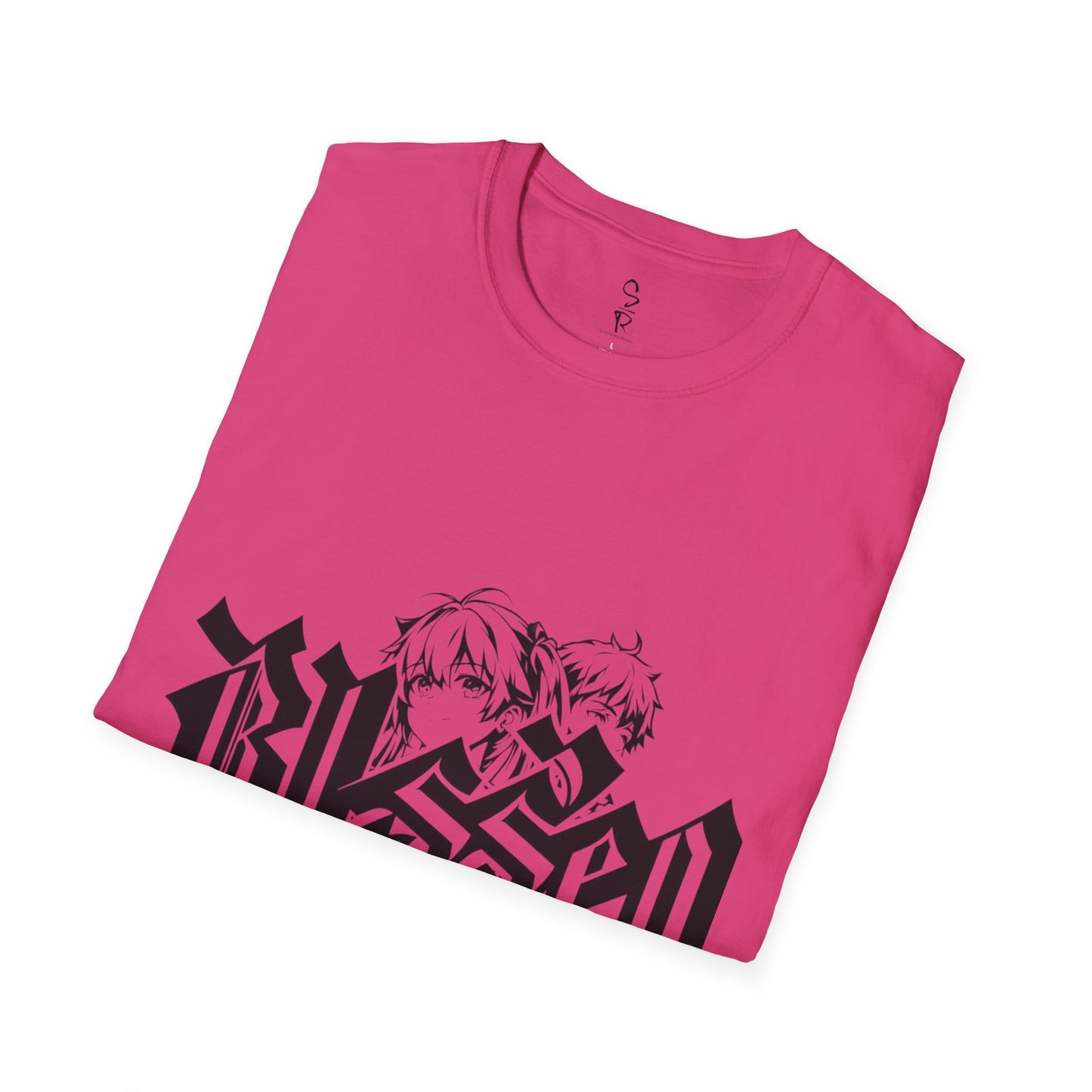 Blessed Graffiti Tee – Covered in Grace, Clothed in Boldness
