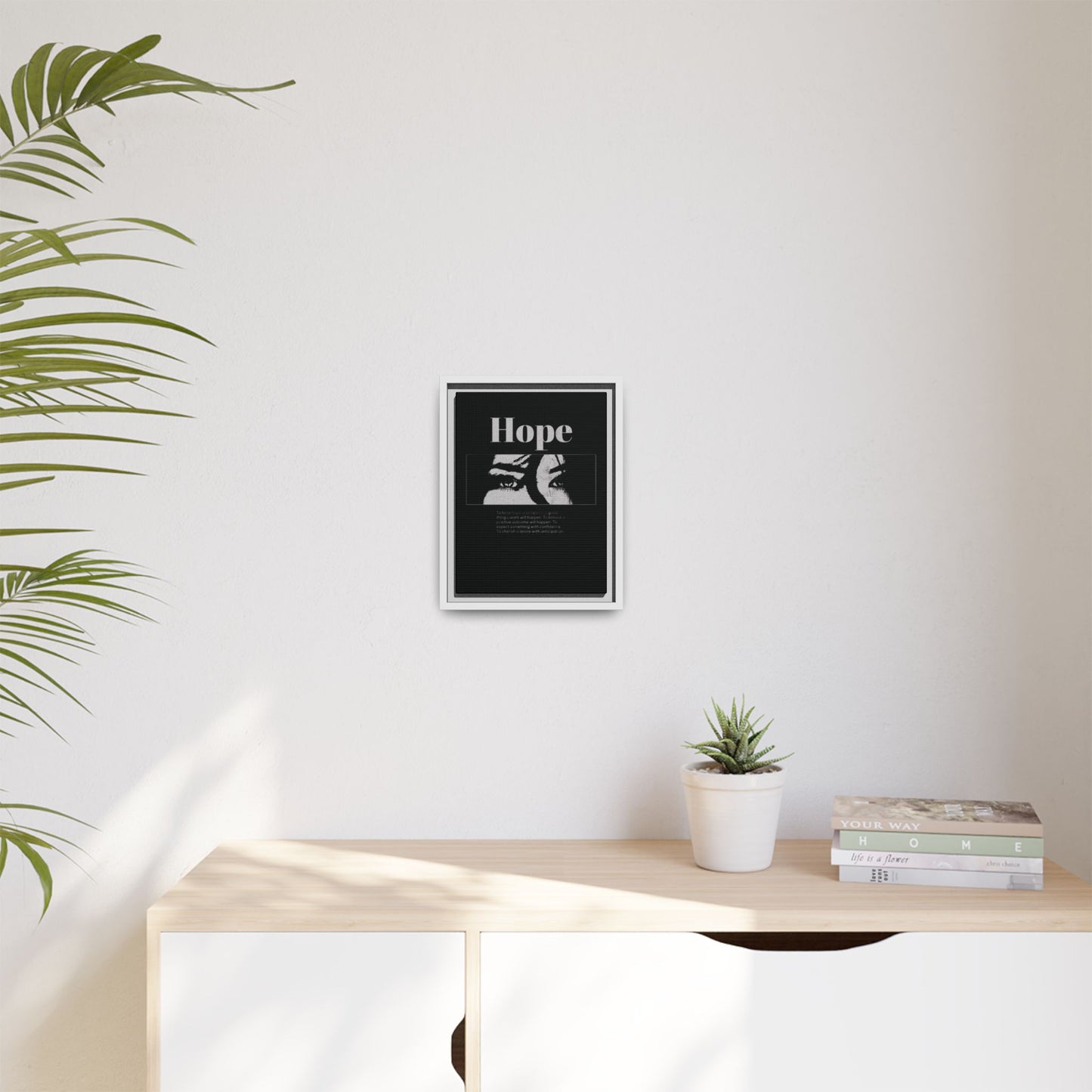 Hope – Eyes That Still Believe (Framed Art Print)