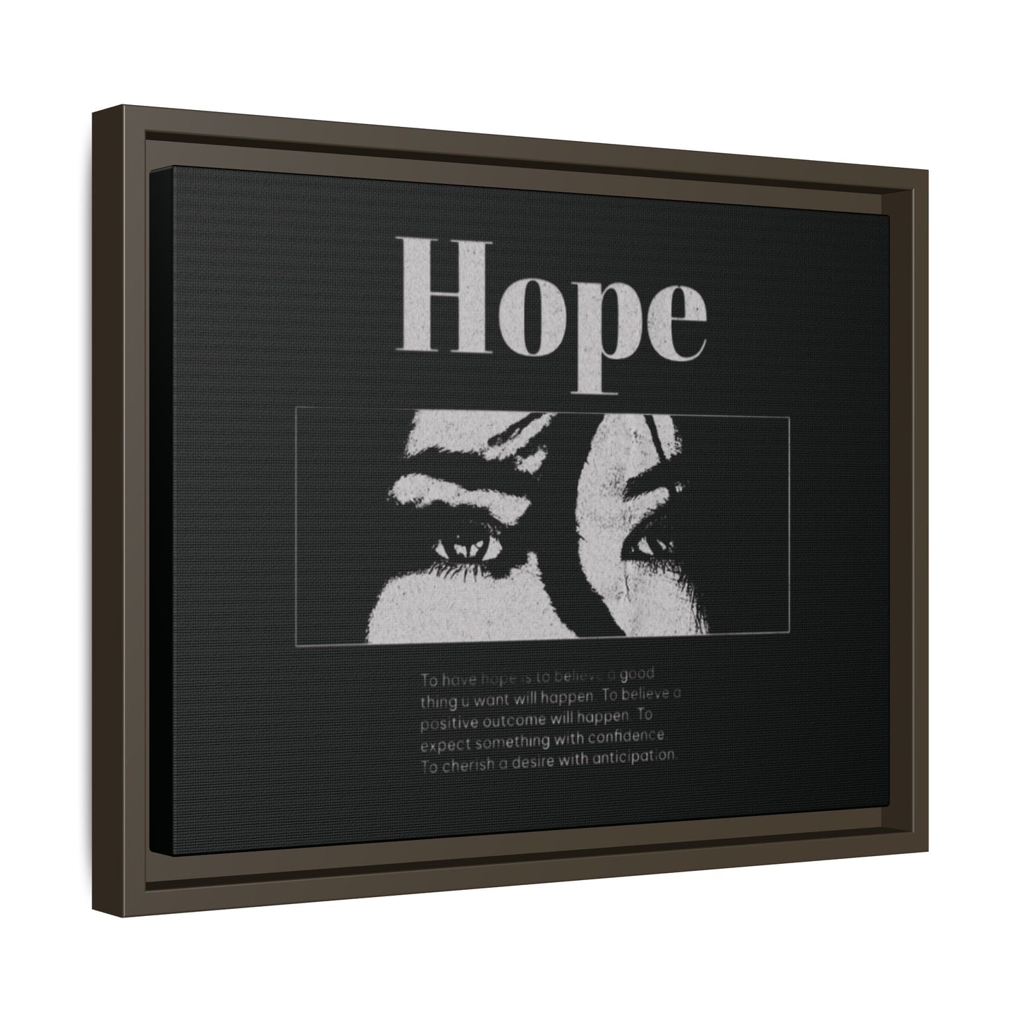 Hope – Eyes That Still Believe (Framed Art Print)