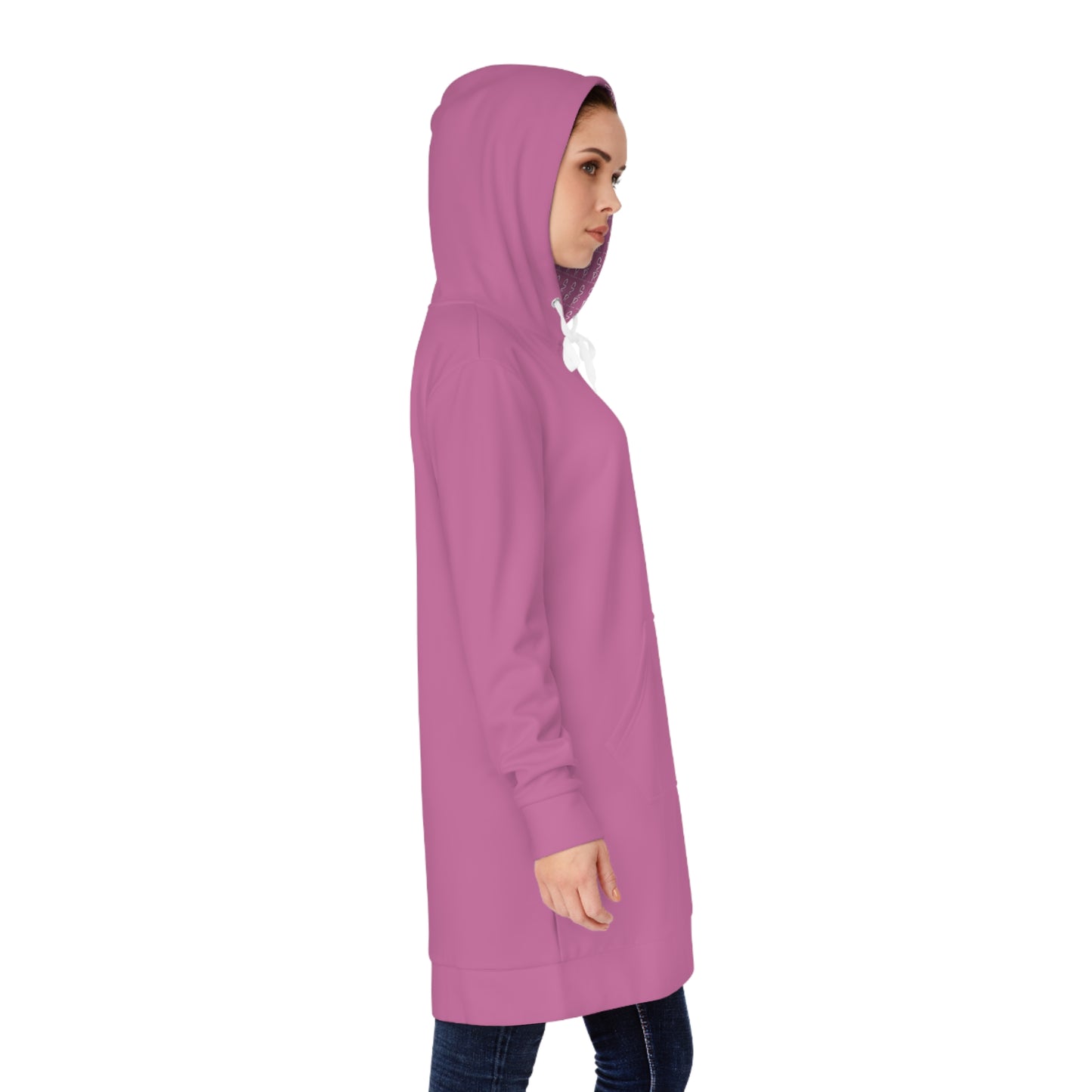 Beloved & Bold – Rose Quartz Hoodie Dress