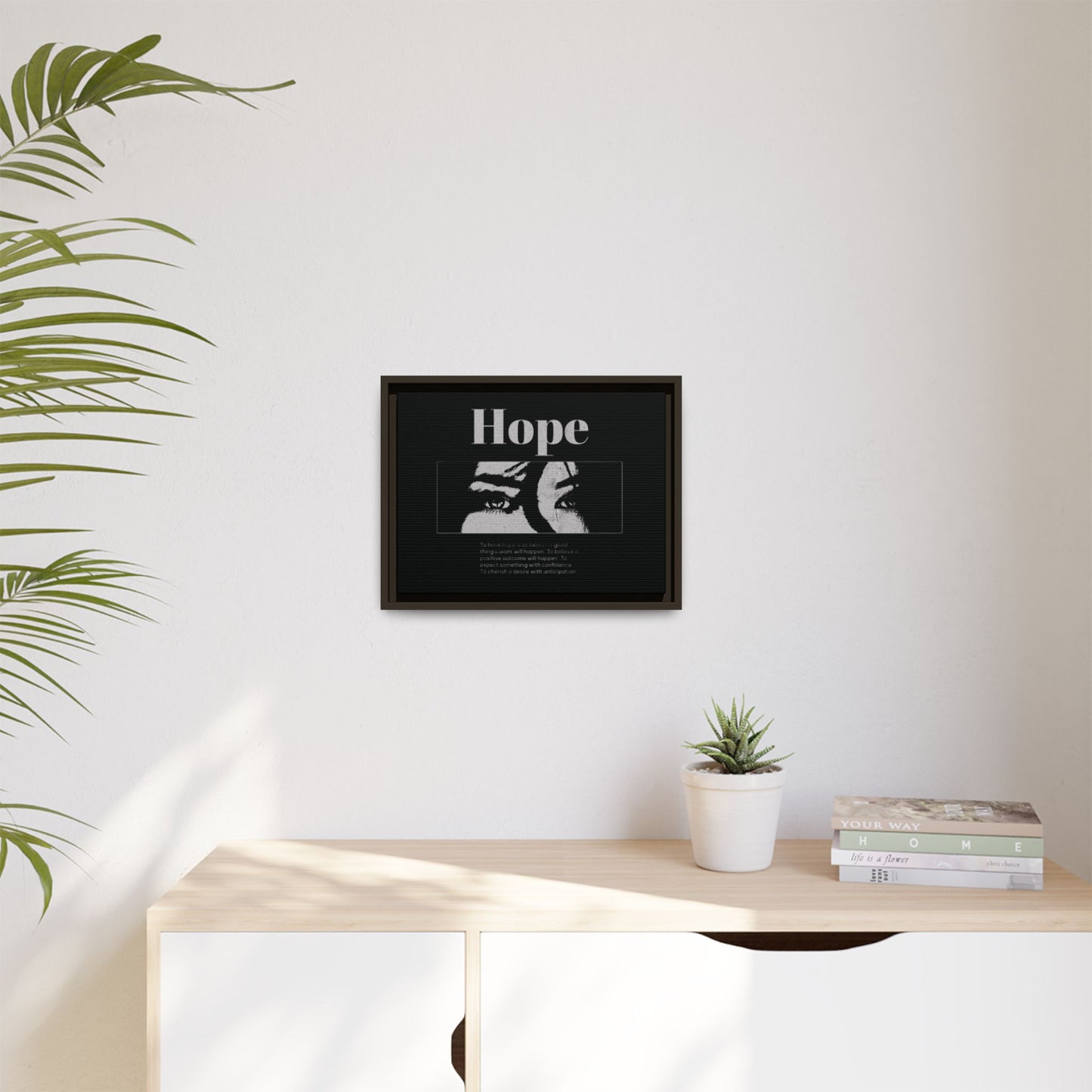 Hope – Eyes That Still Believe (Framed Art Print)