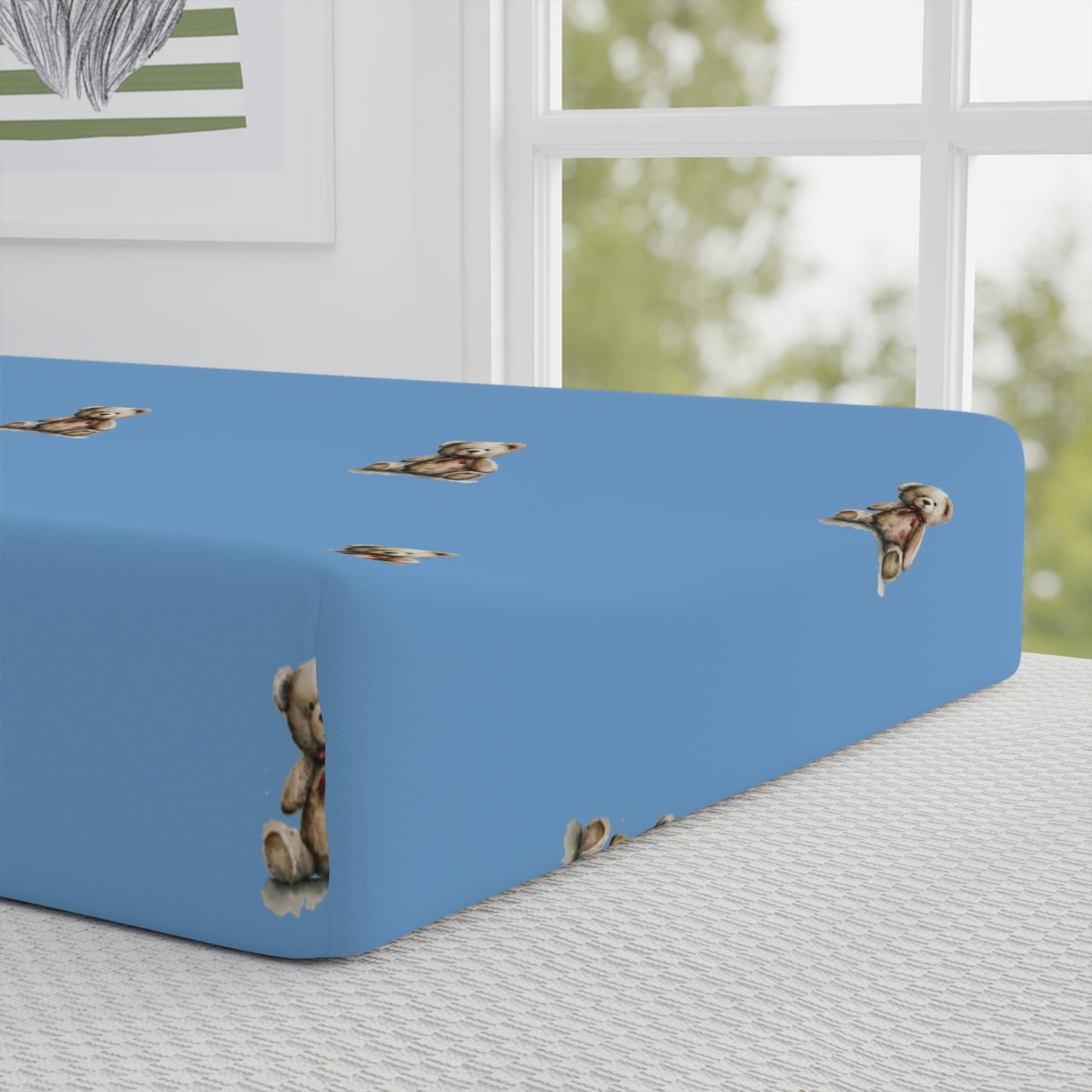 Teddy Blessings Changing Pad Cover