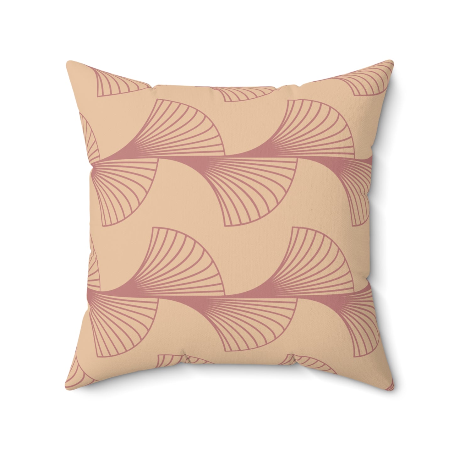 Rose Deco Luxe Throw Pillow – Champagne Gold Base