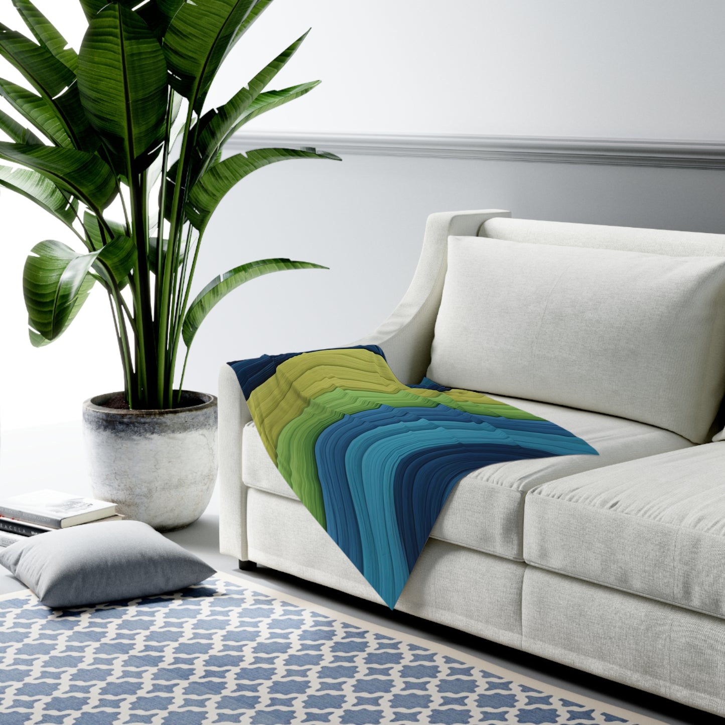 Waves of Grace Swaddle Blanket