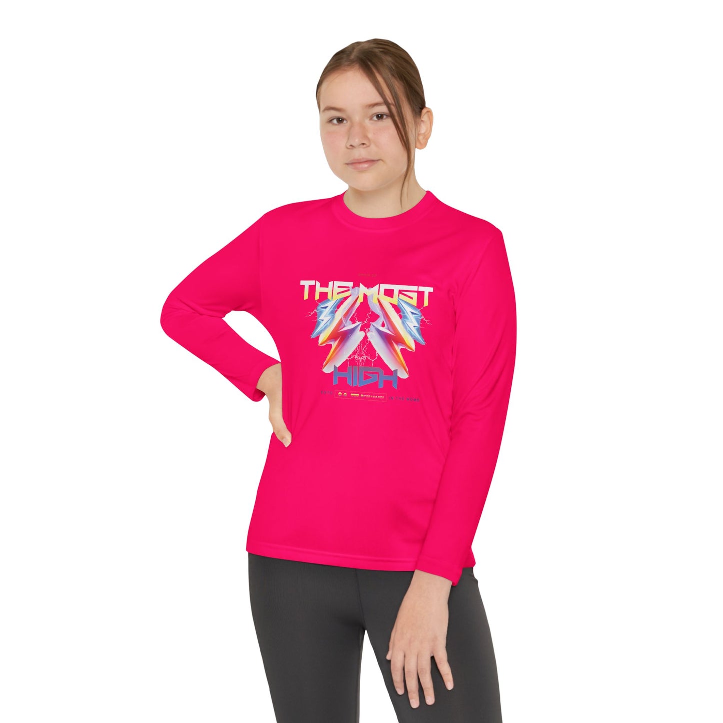 Child of the Most High – Youth Long Sleeve Tee (Unisex, Multiple Colors)