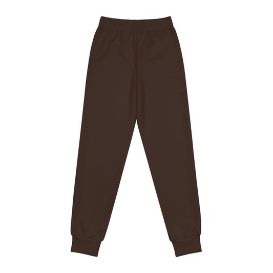Dark Cocoa Brown Kids Joggers | Golden Unfurling Essentials