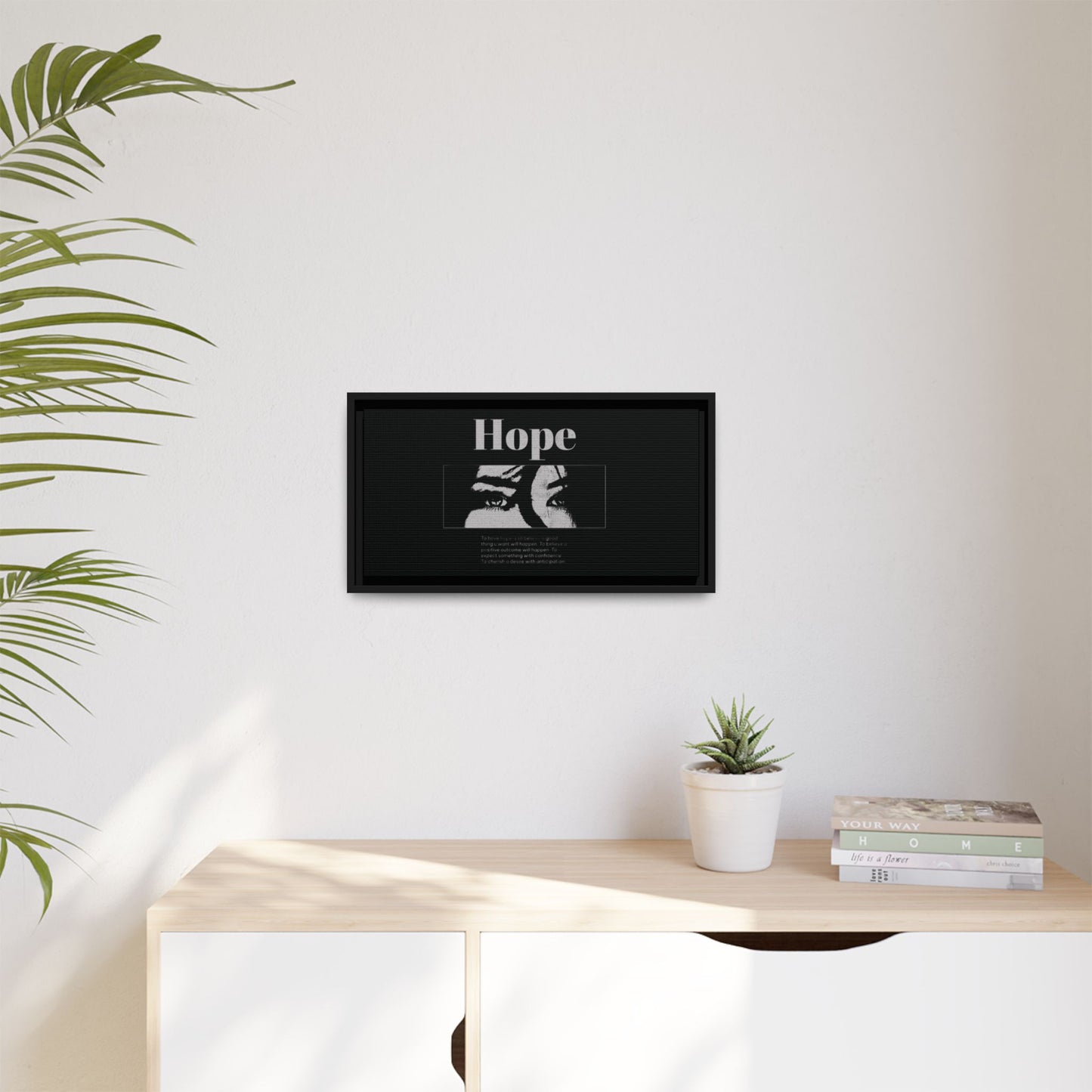 Hope – Eyes That Still Believe (Framed Art Print)