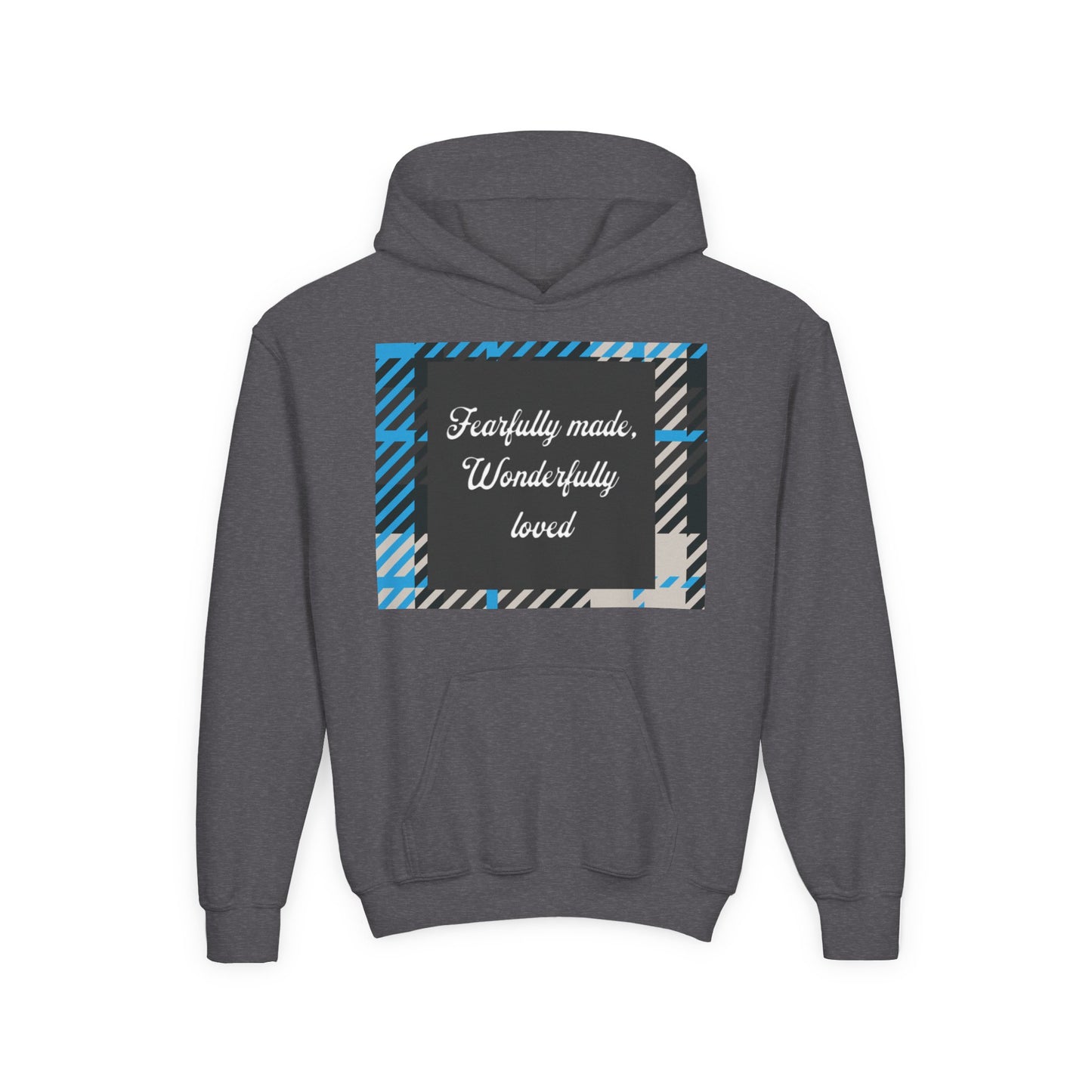 “Fearfully Made, Wonderfully Loved” Luxe Unisex Hoodie