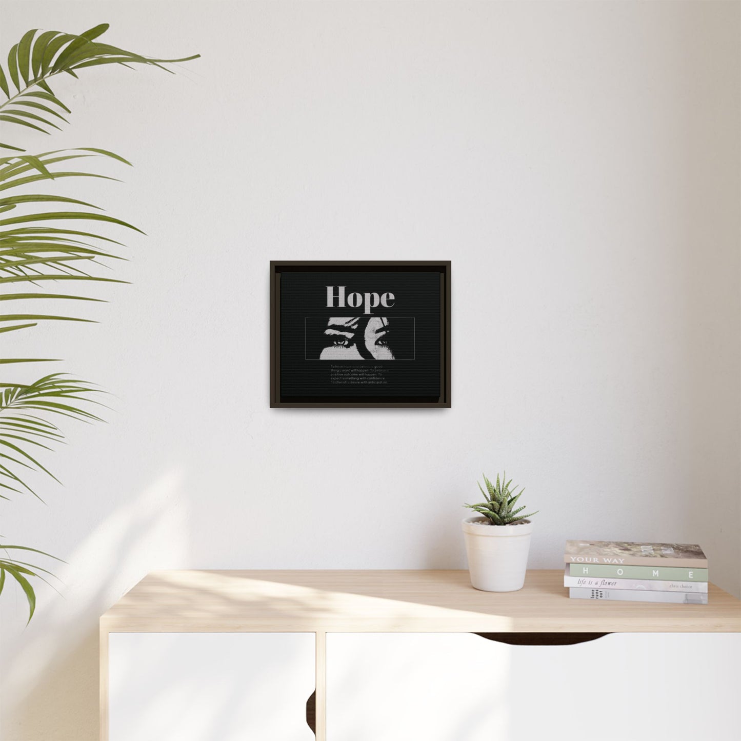 Hope – Eyes That Still Believe (Framed Art Print)
