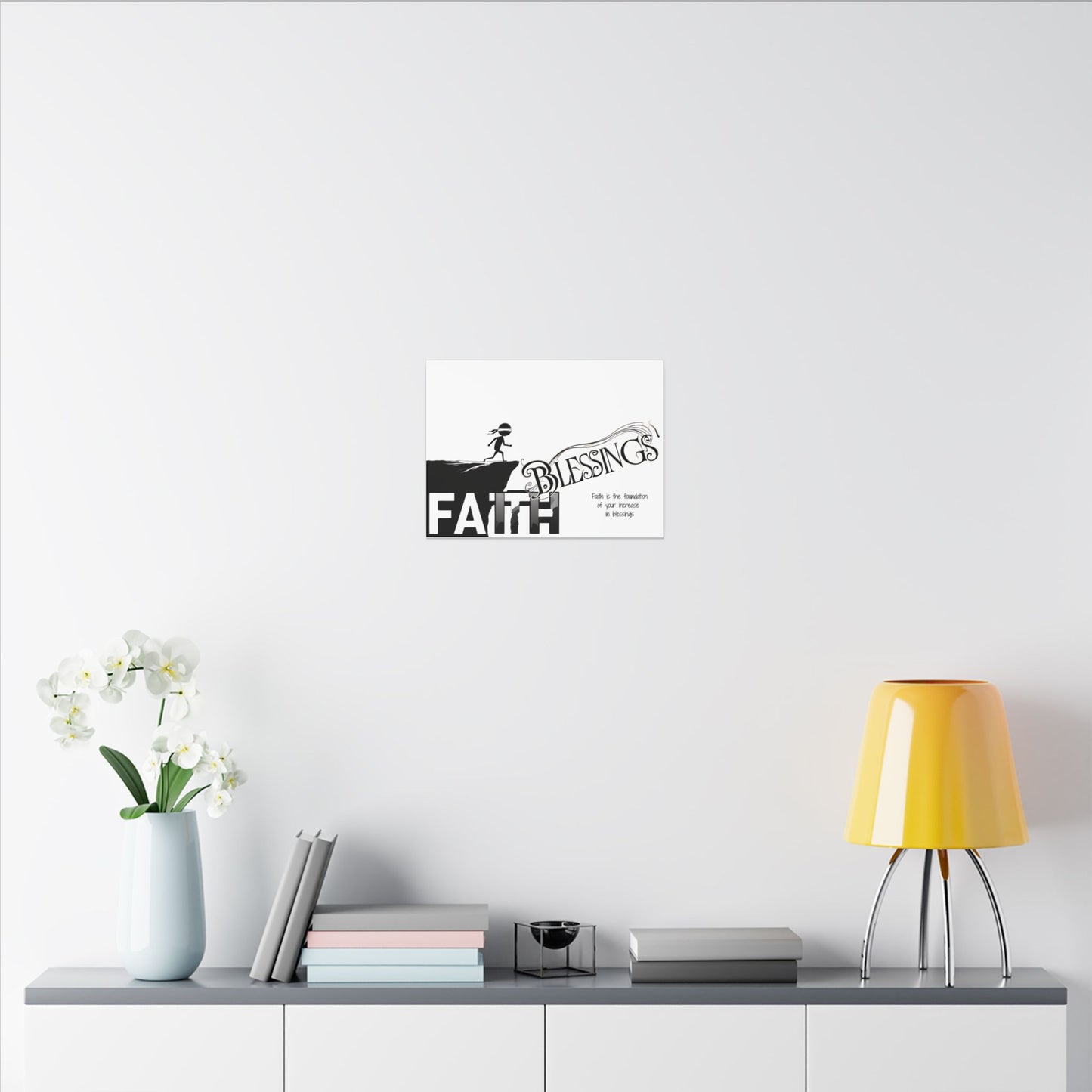 Faith Bridge to Blessings – Canvas Wall Art
