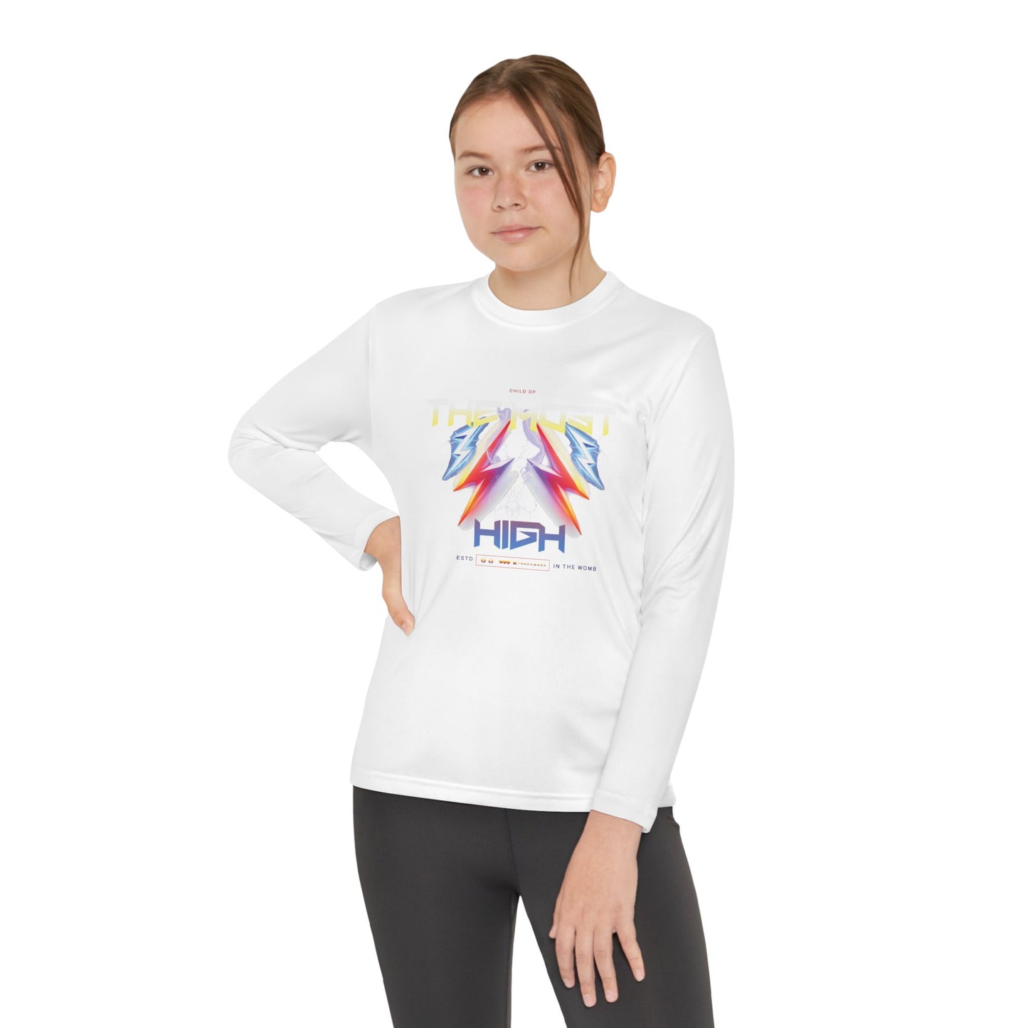 Child of the Most High – Youth Long Sleeve Tee (Unisex, Multiple Colors)