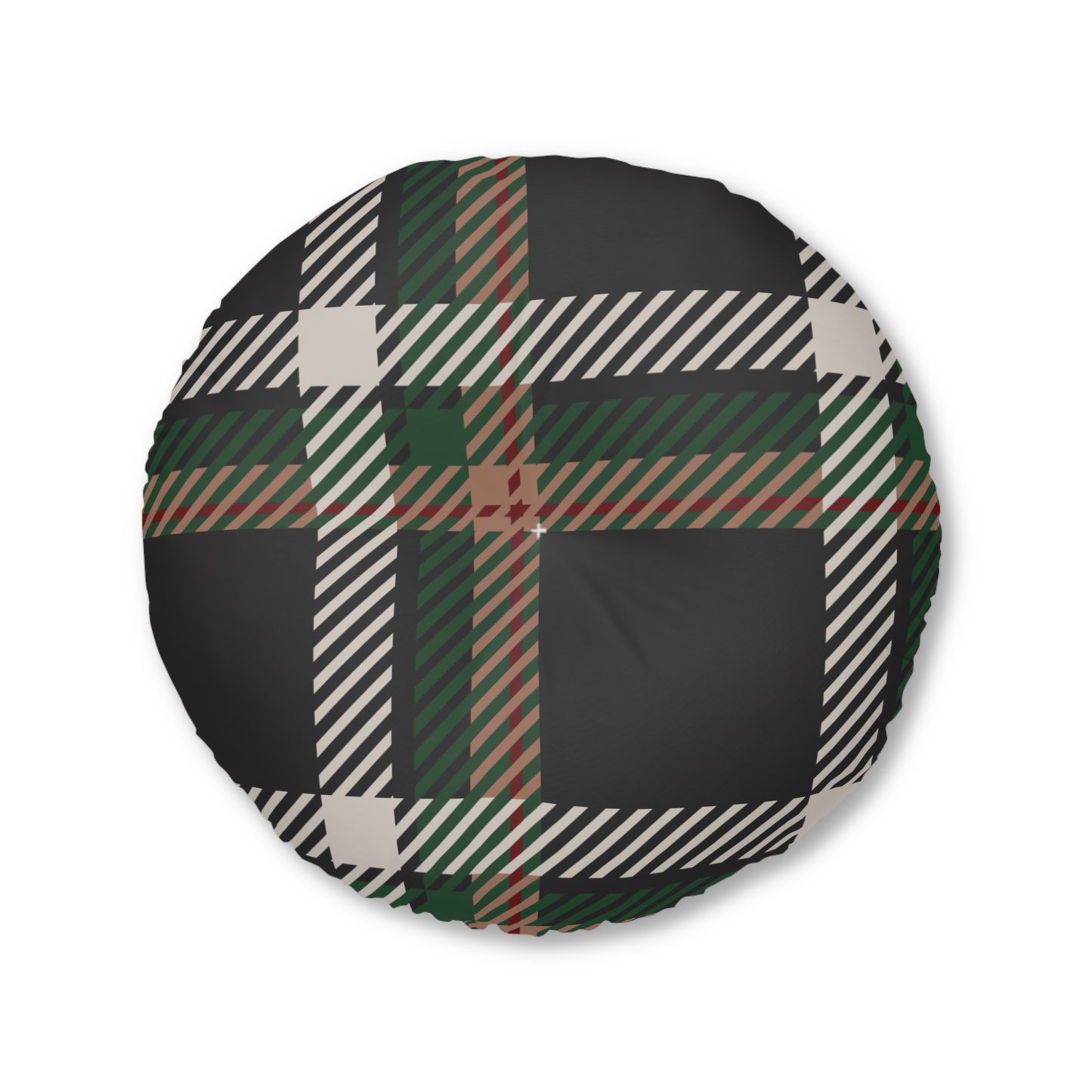 Faithful Tartan Tufted Floor Pillow
