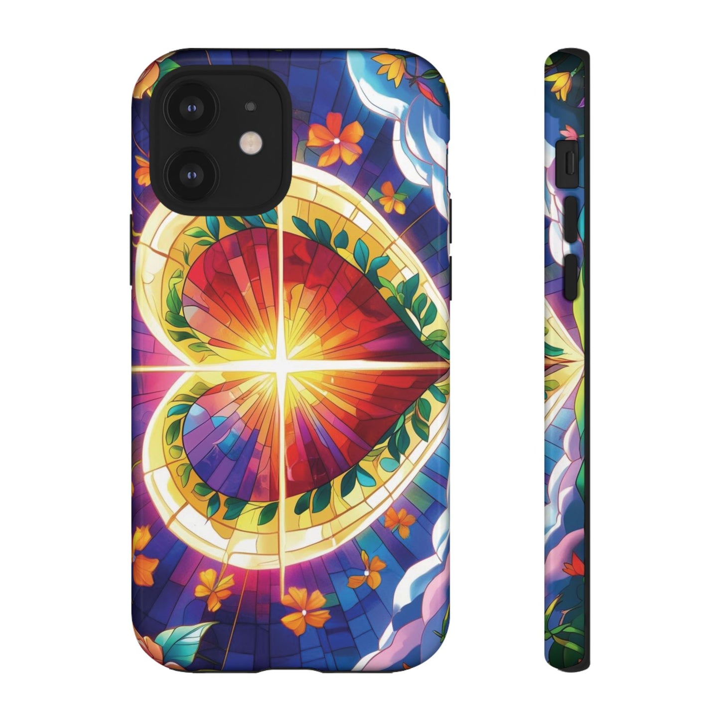 "Heart of Light" Phone Case – Stained Glass Faith Edition