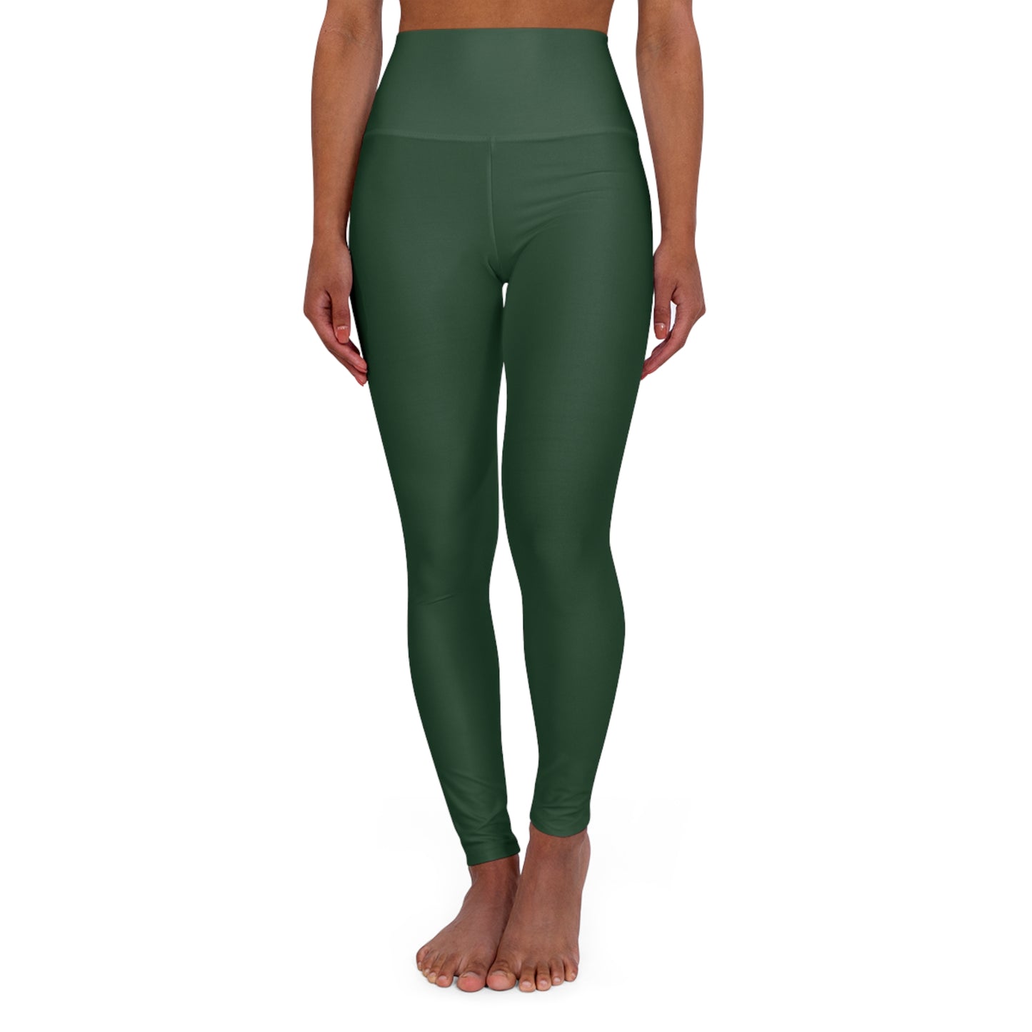 Faith in Motion: Luxe Solid Leggings – Evergreen