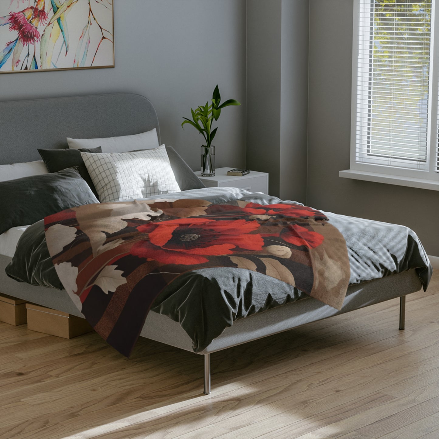Heaven's Bloom – Plush Throw Blanket