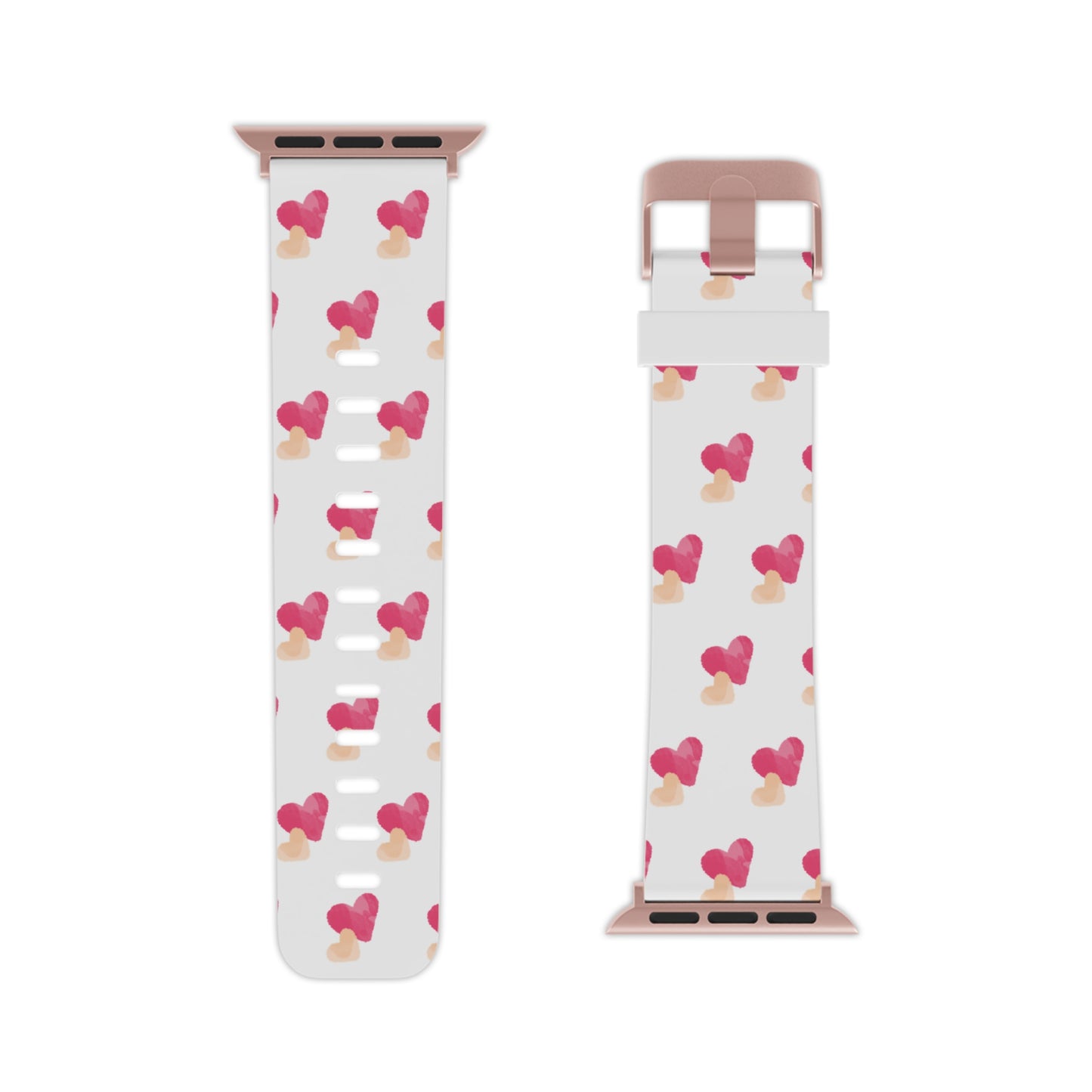 Hearts in Motion – Blush Smartwatch Band for Apple Watch
