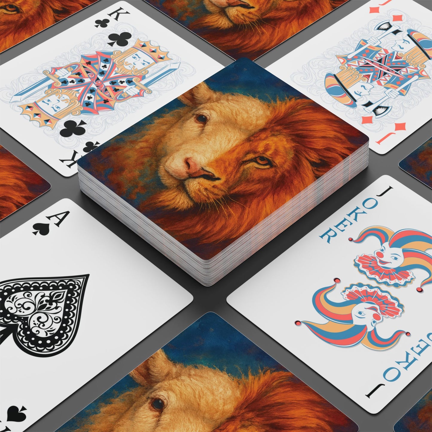 The Lion & The Lamb Playing Cards