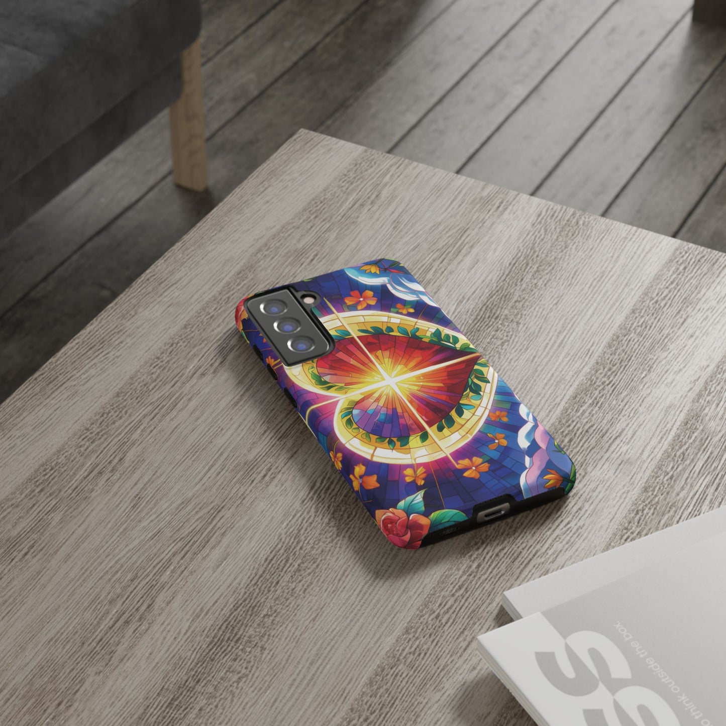 "Heart of Light" Phone Case – Stained Glass Faith Edition