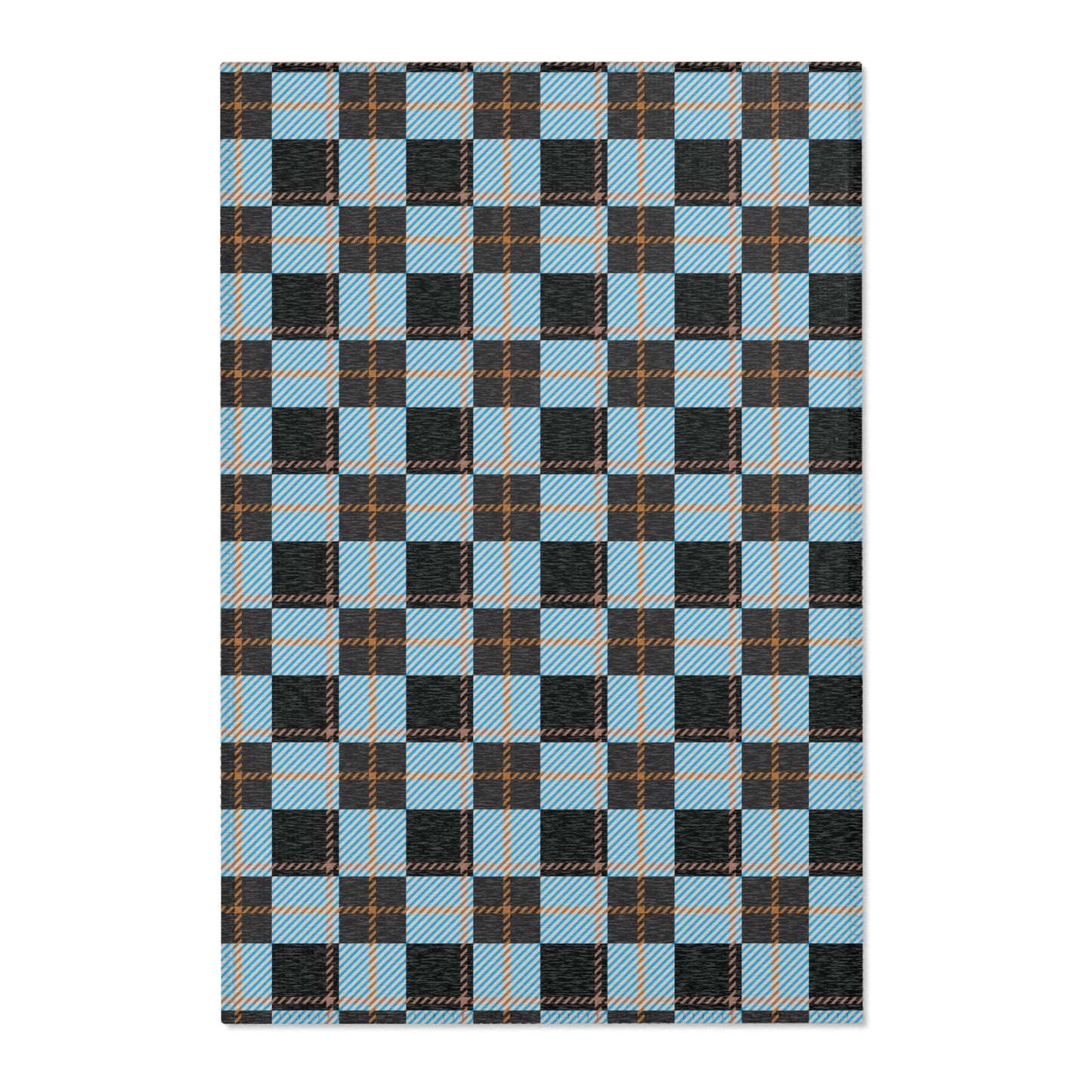 Ember Frost Area Rug – Frozen Tartan FW25