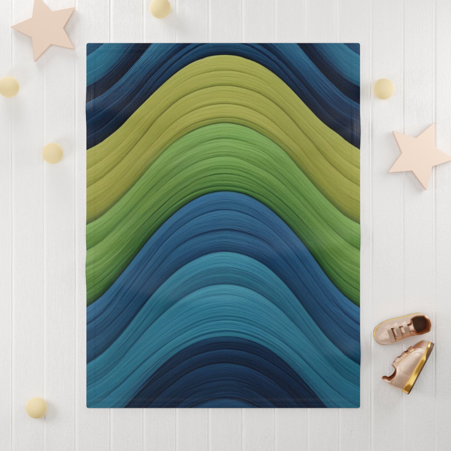 Sea of Comfort Baby Blanket – Ocean Waves Edition