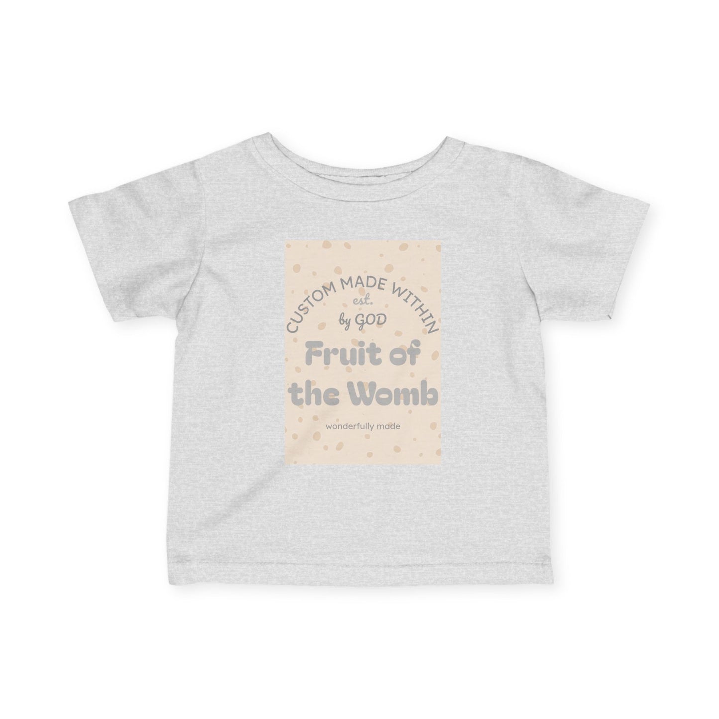 Fruit of the Womb Baby Tee – Sandstone Sprinkle